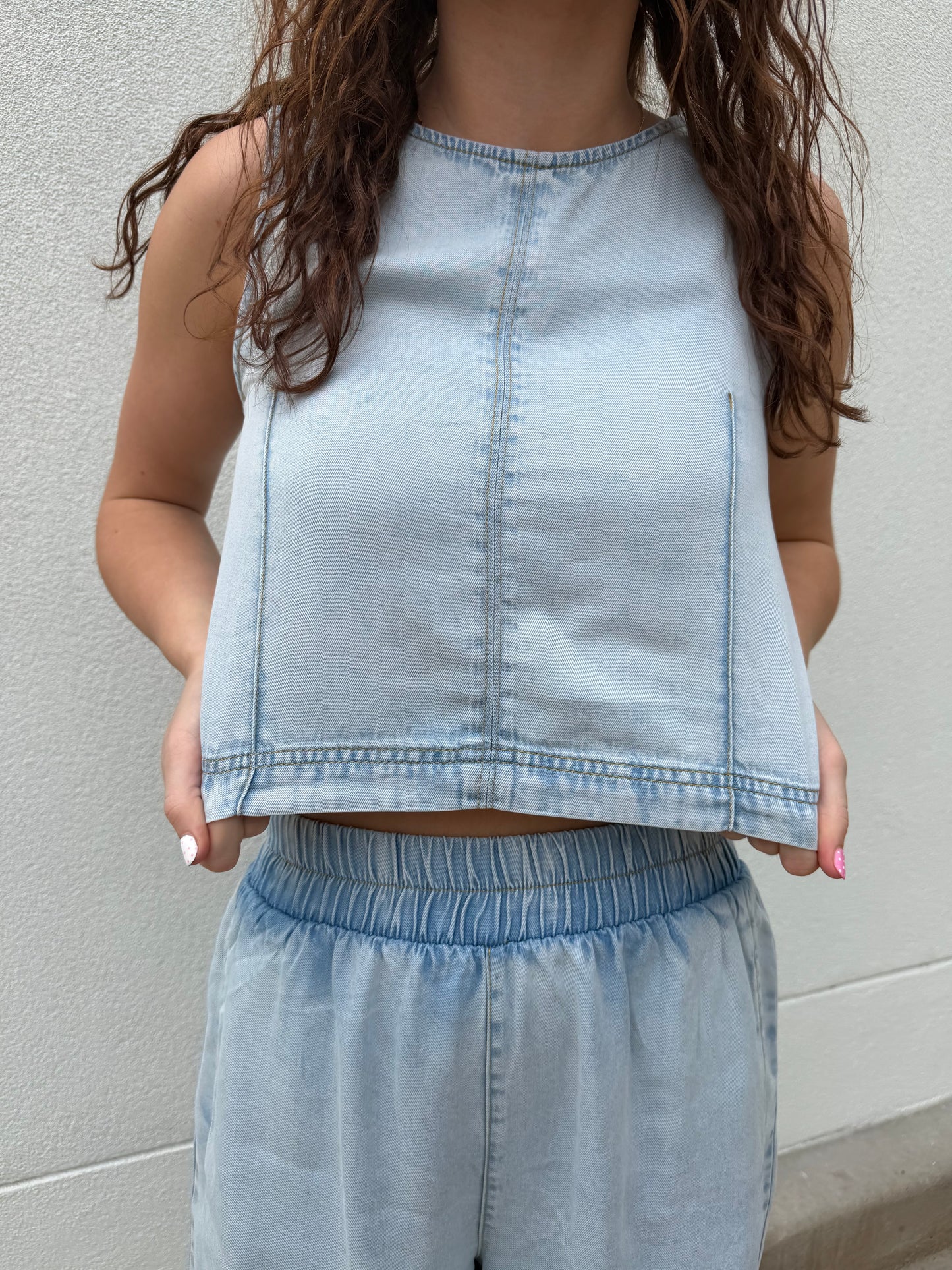 Blue Drift Top