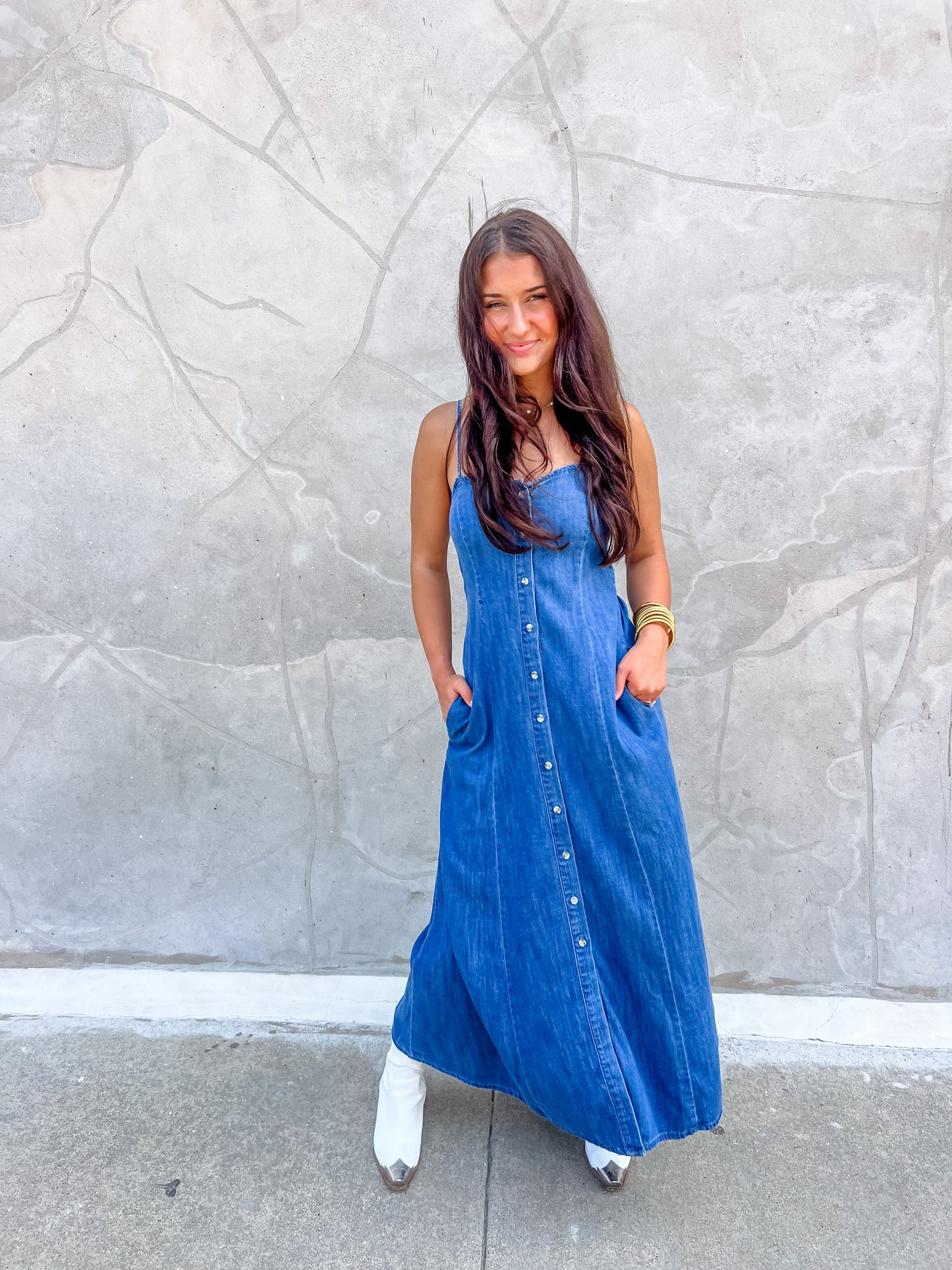 Z Supply Angel Eyes Dress Denim
