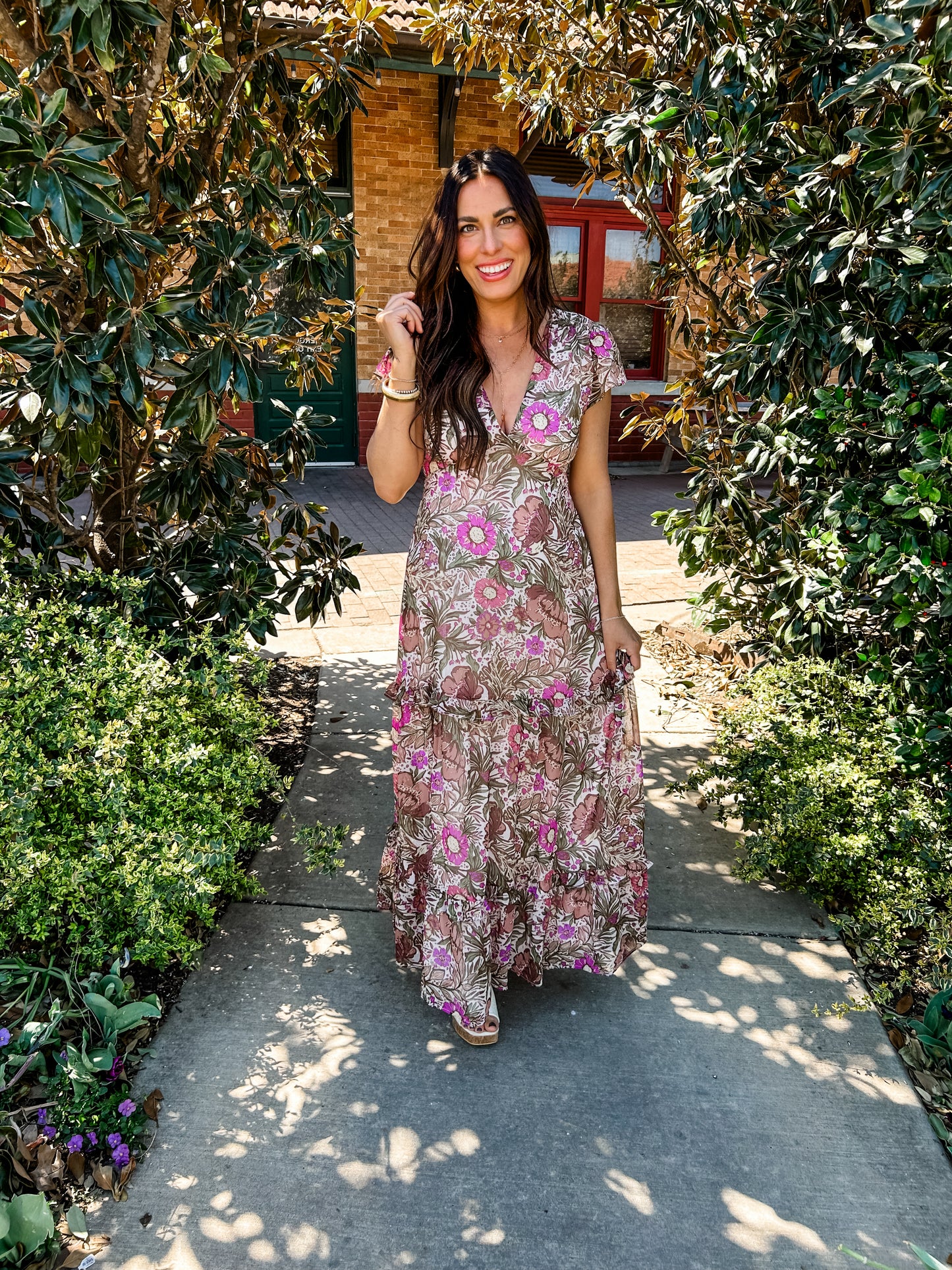 Floral Embrace Maxi Dress