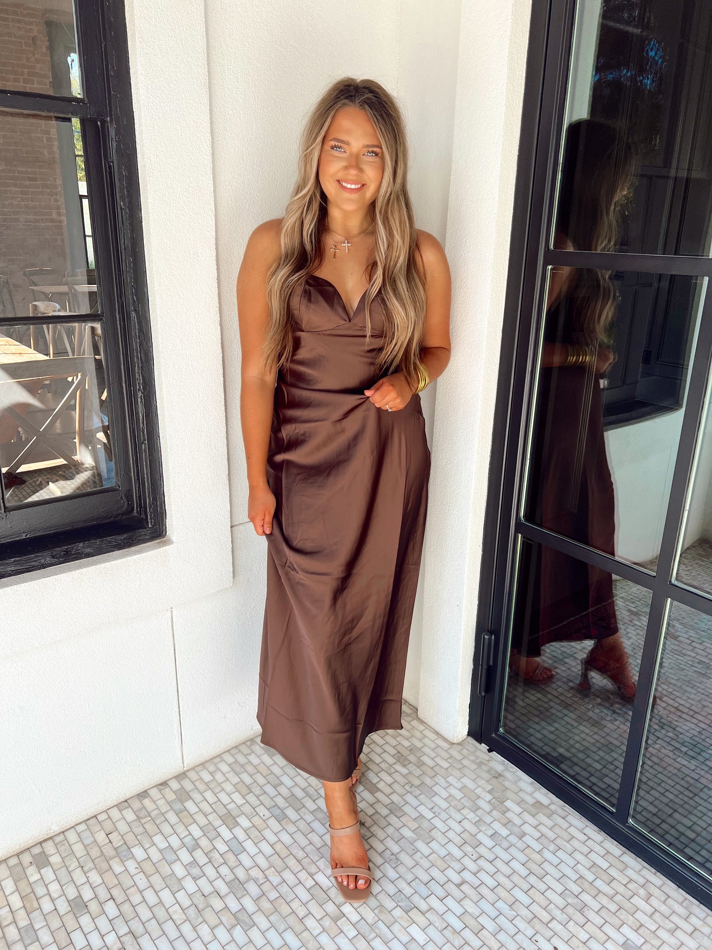 Dark Chocolate Dream Maxi Dress