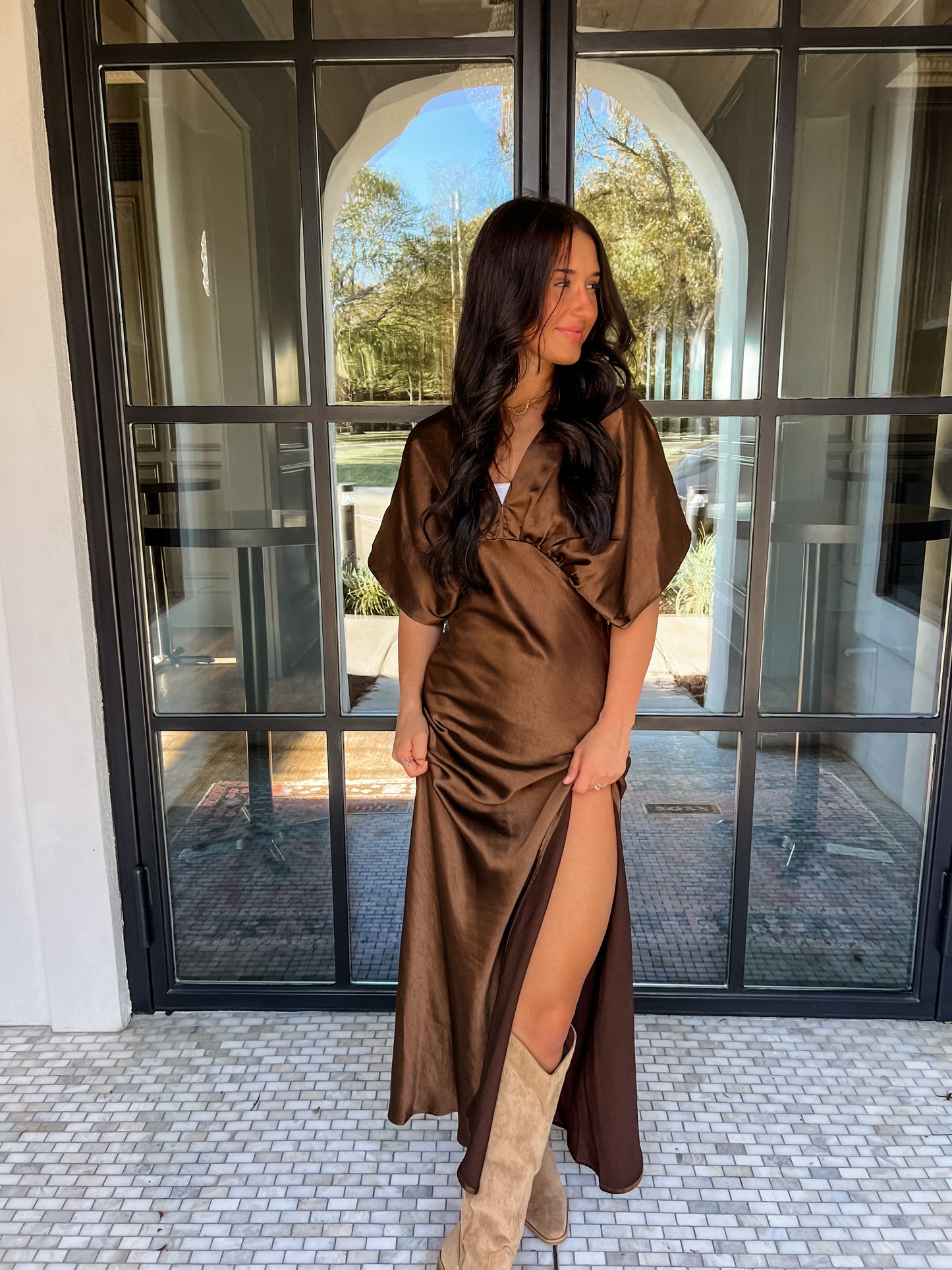 Espresso Always Midi Dress