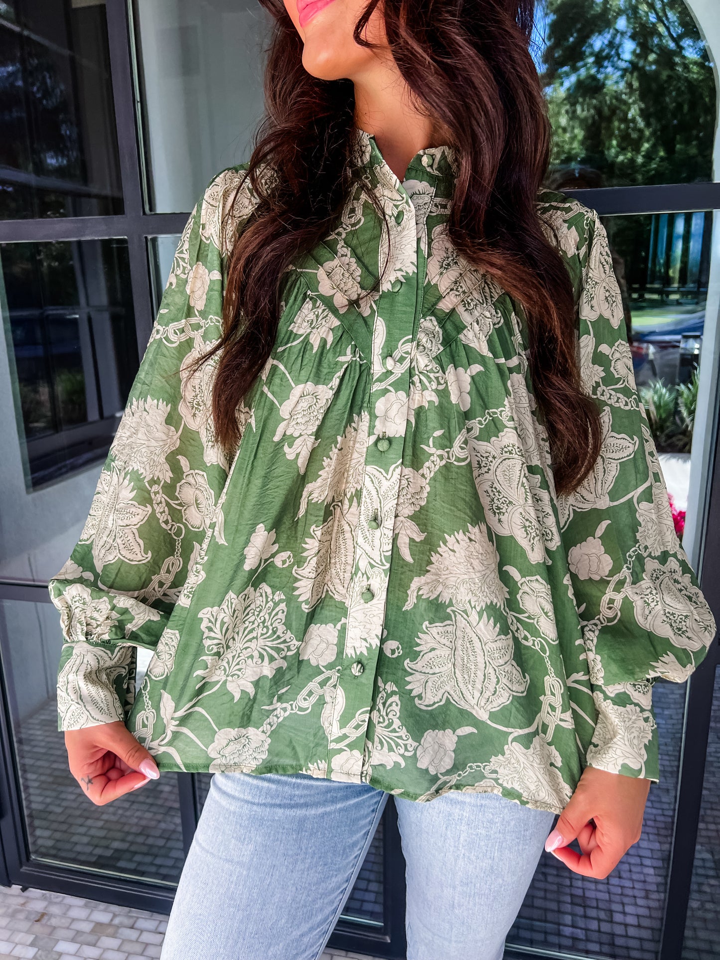 Green Grace Blouse
