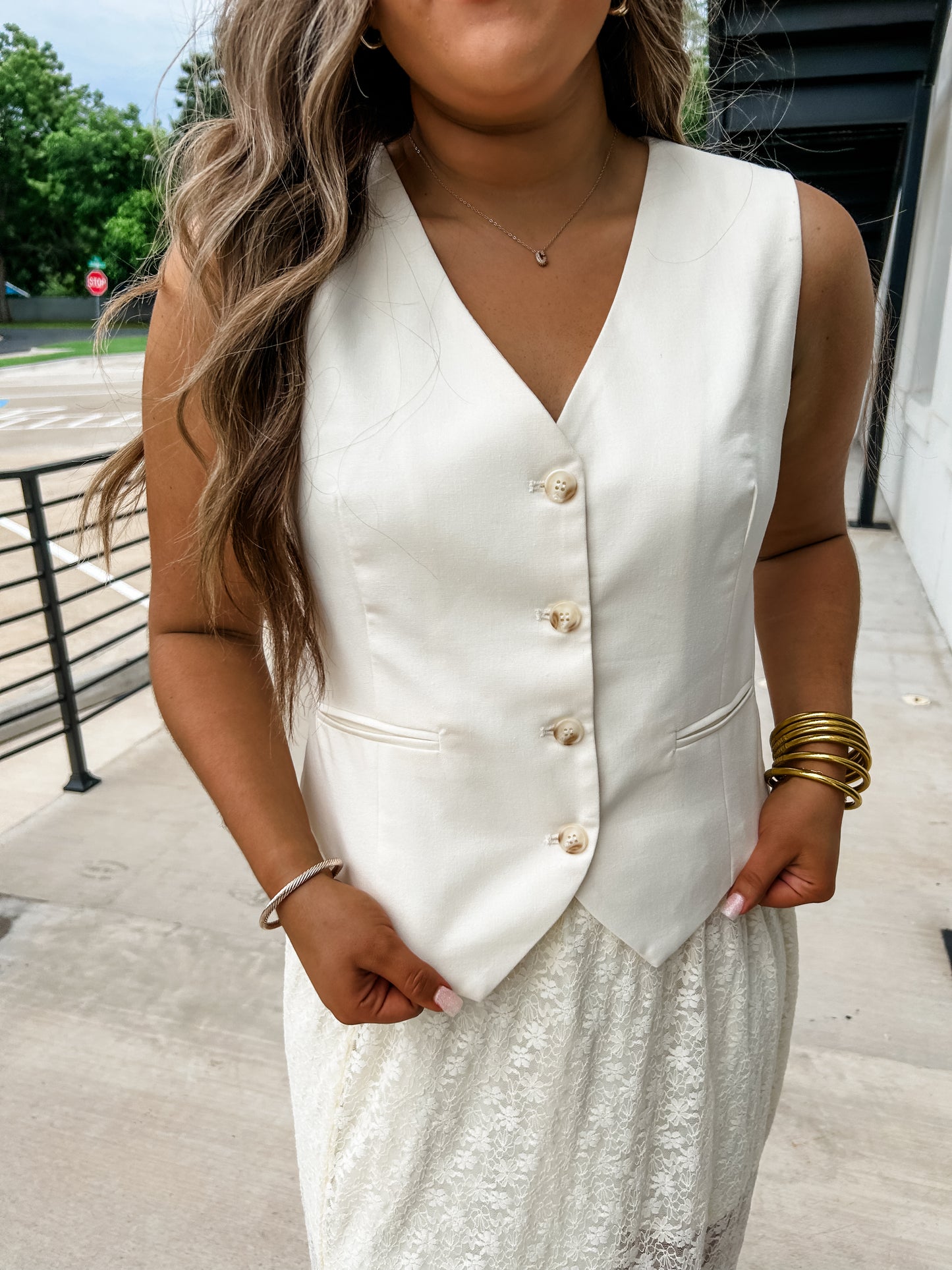 Cream Cove Vest