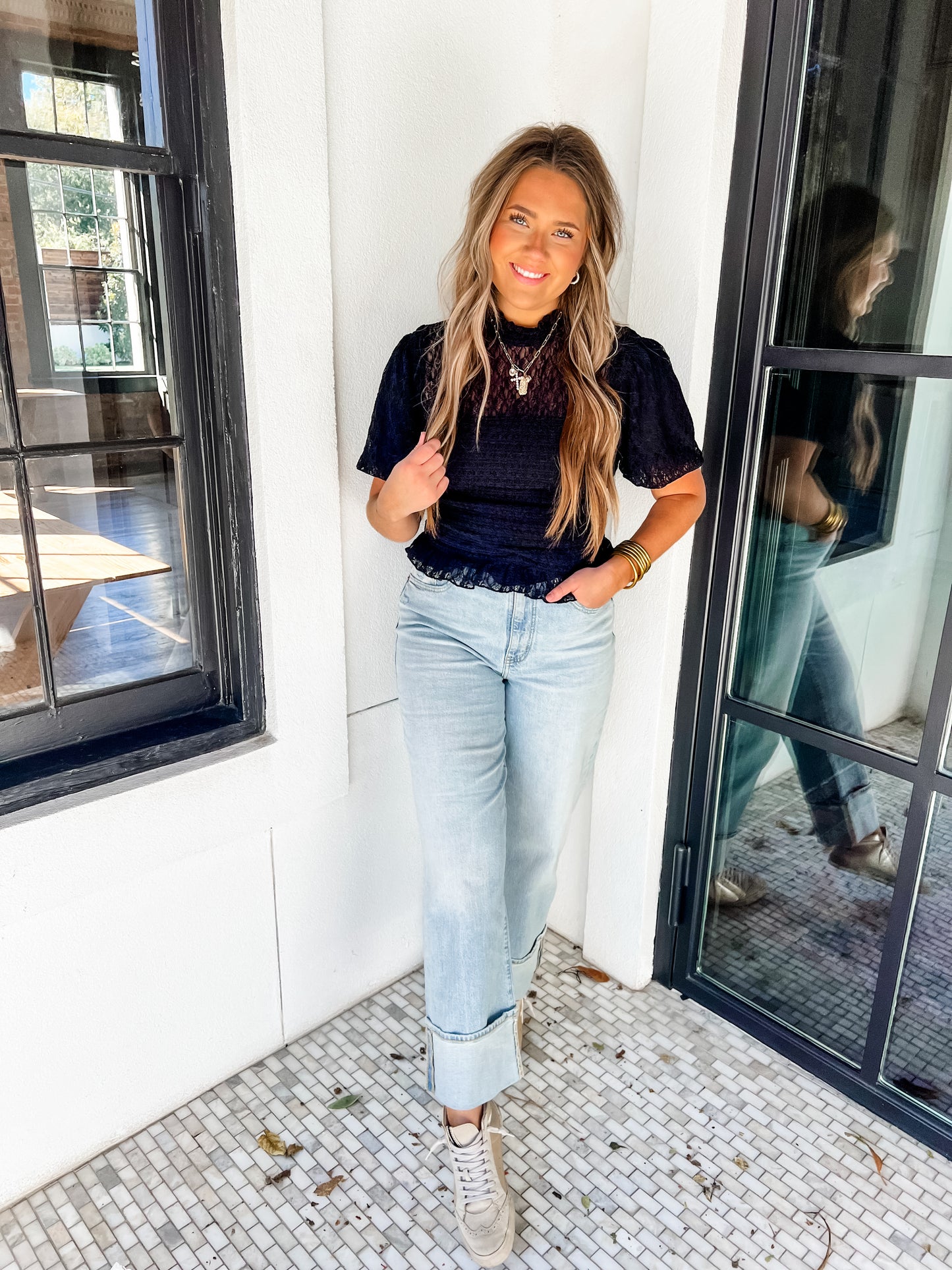 ZSUPPLY Glimpse Lace Top