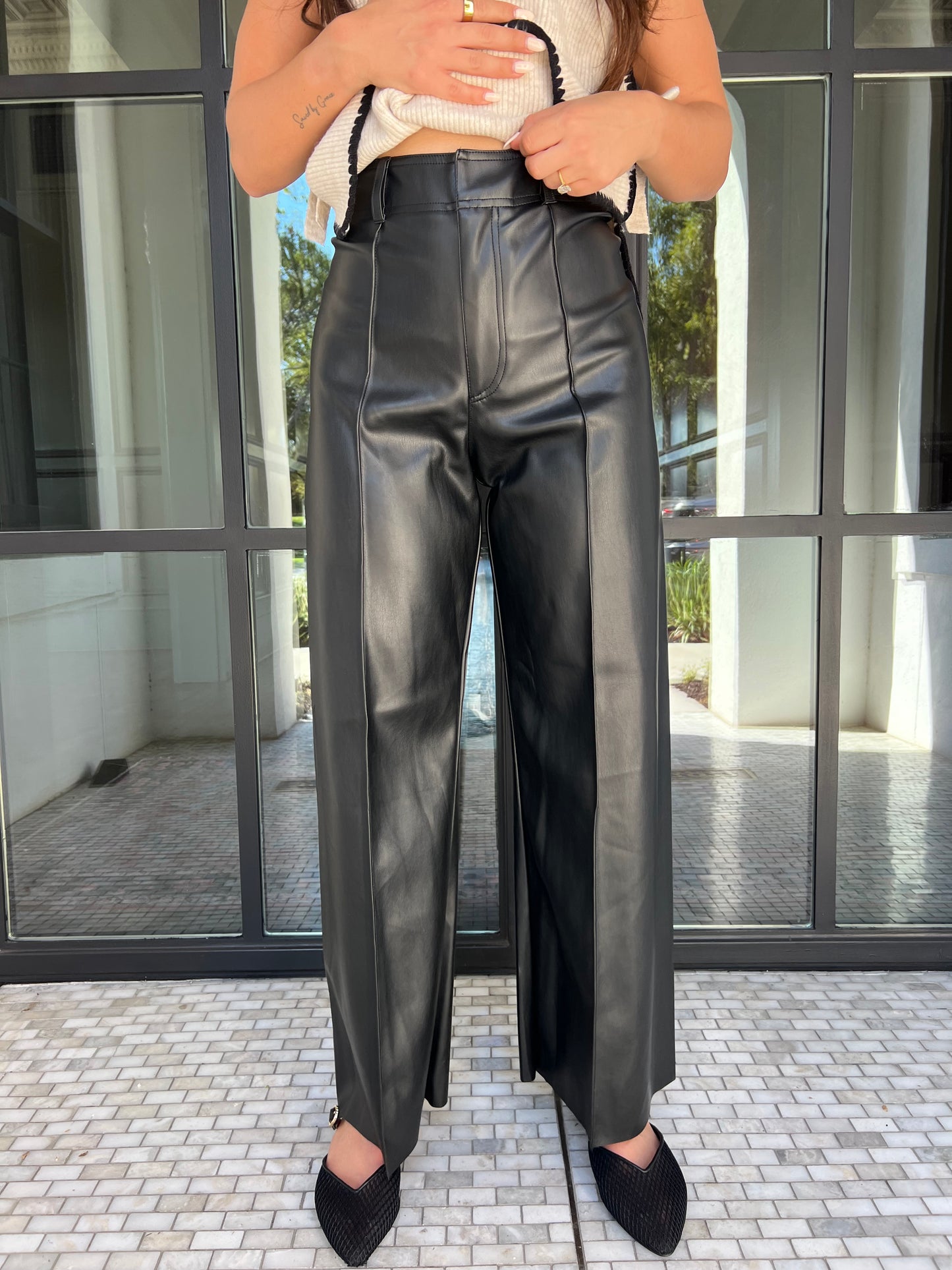 Into The Night Leather Pant
