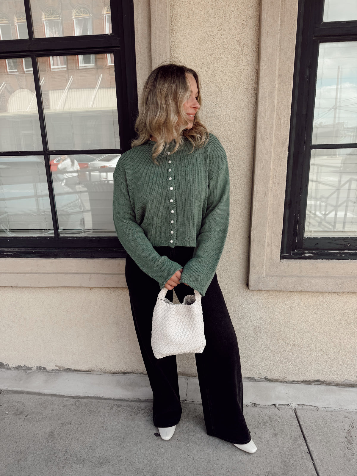 Vivienne Cable Knit Green