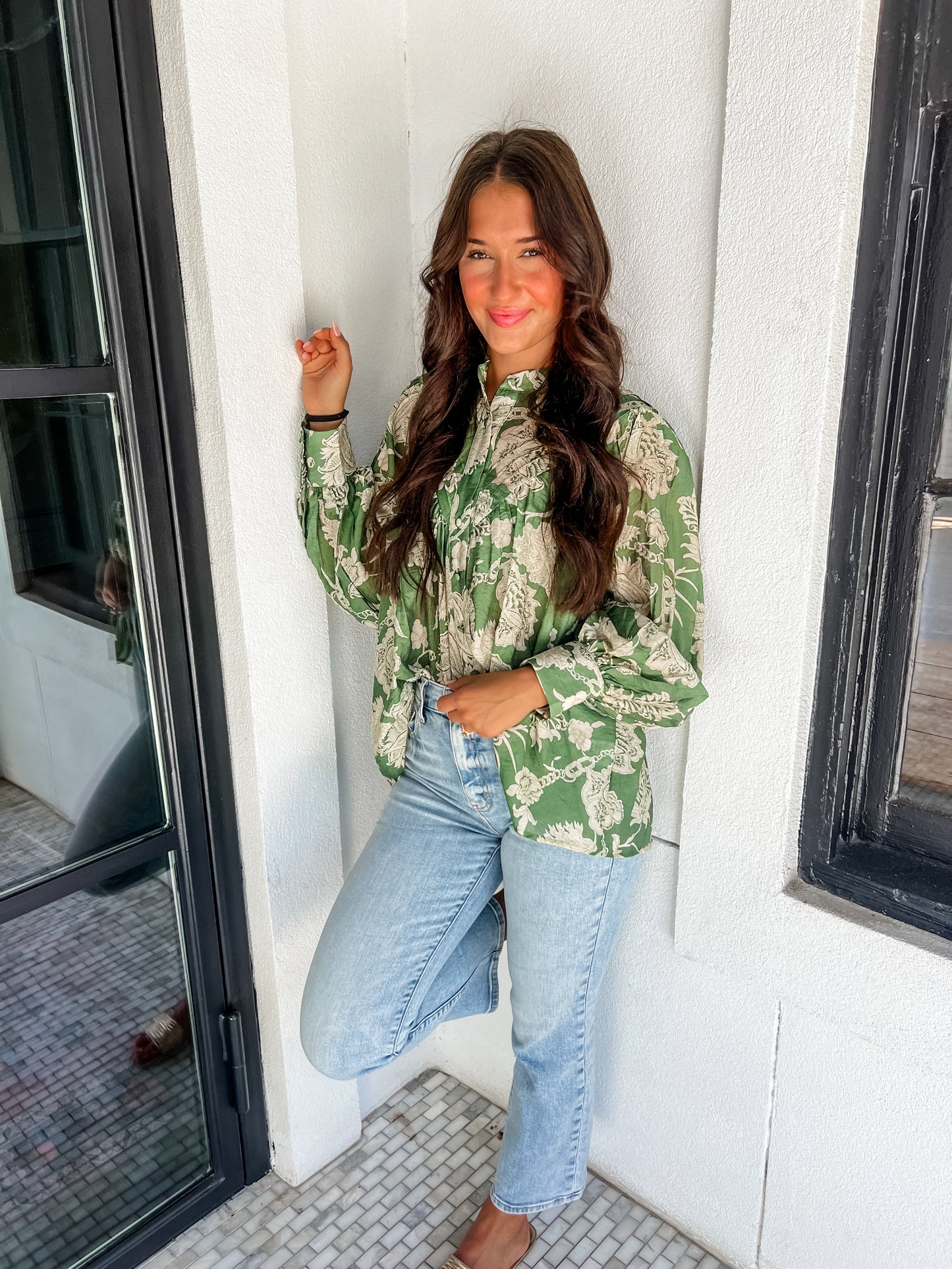 Green Grace Blouse