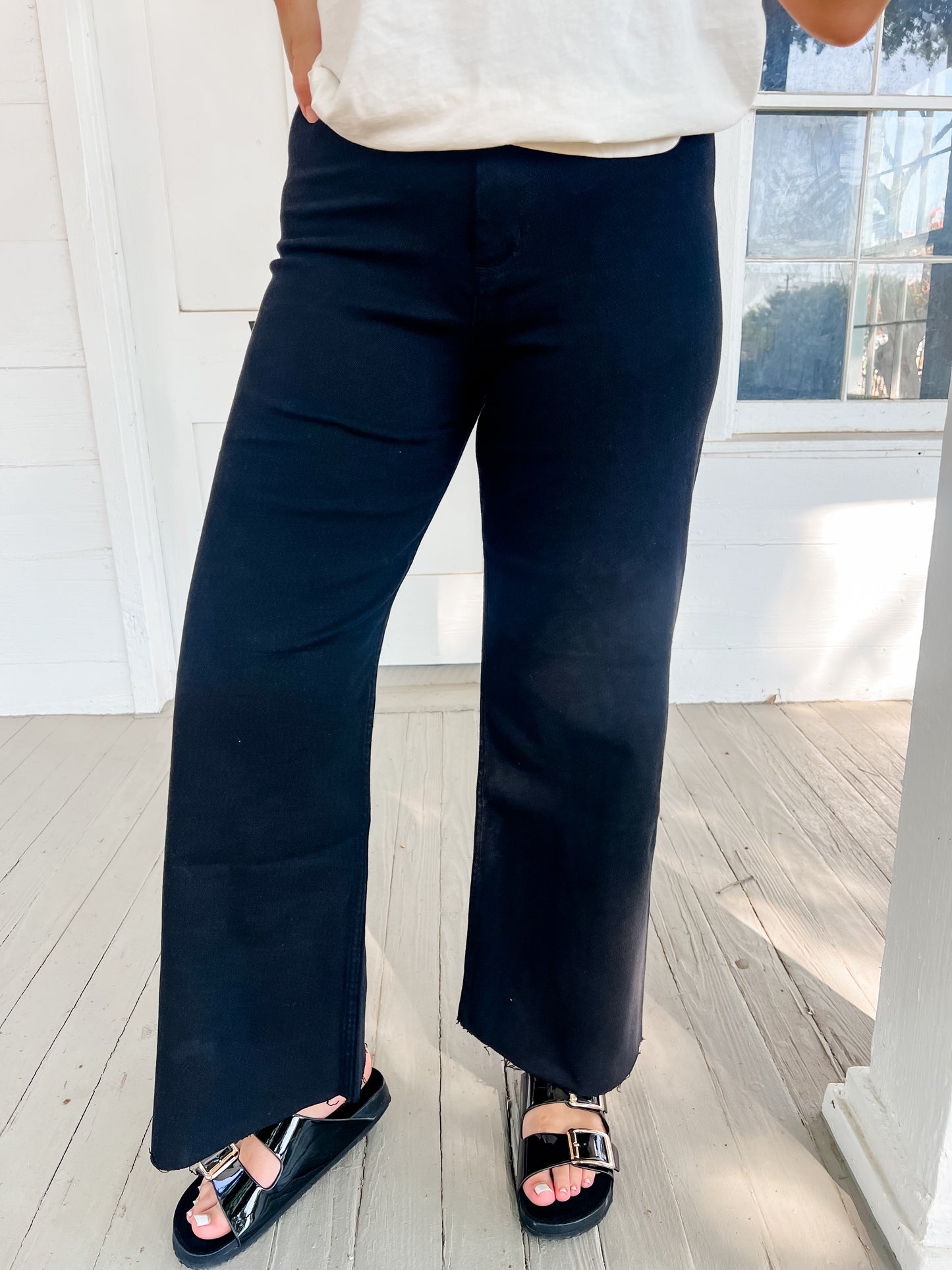 Jolie Black Denim Pant