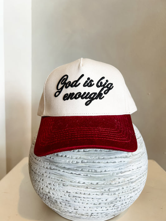 God Is Big Enough Hat