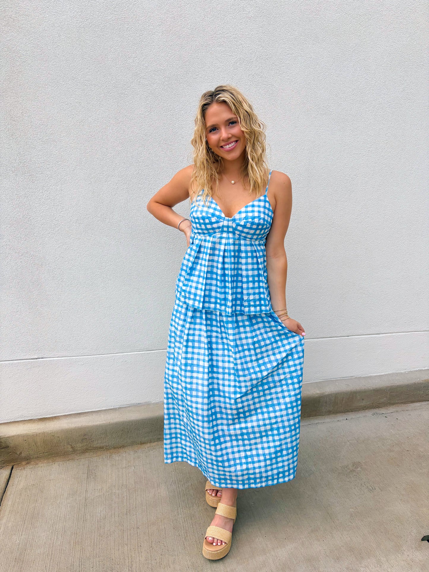 Hillsdale Gingham Skirt