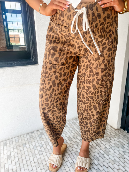 Camel Leopard Pant