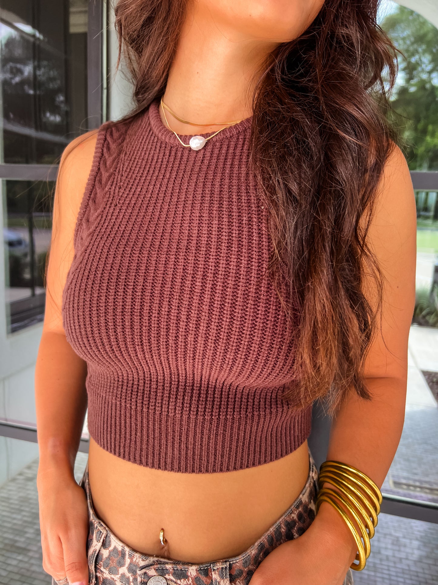 Go To It Sleeveless Sweater
