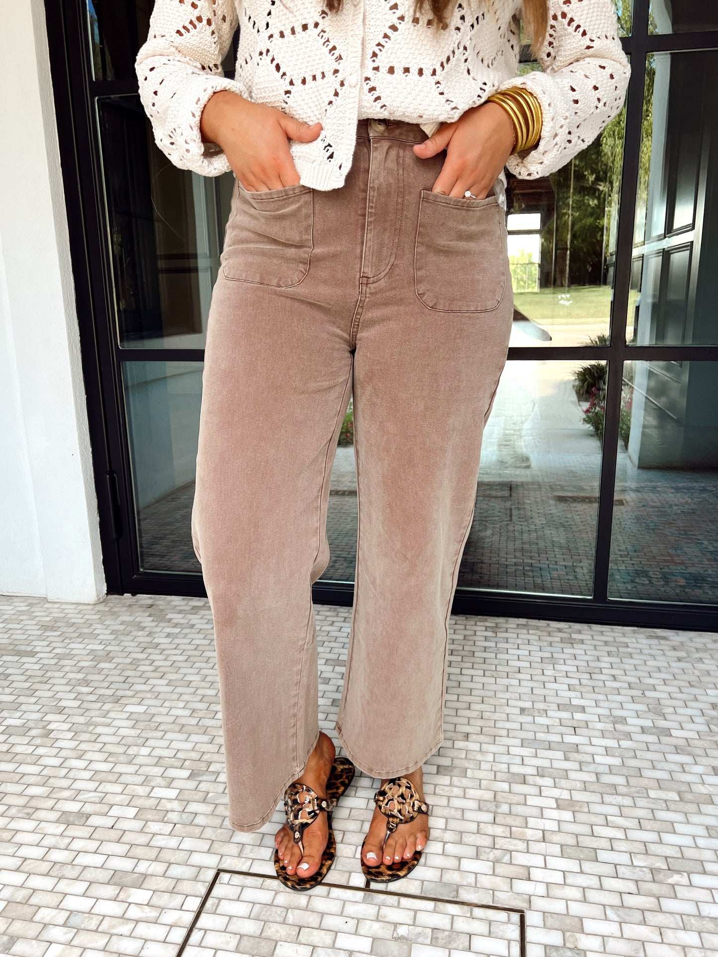 Indie Washed Brown Pant