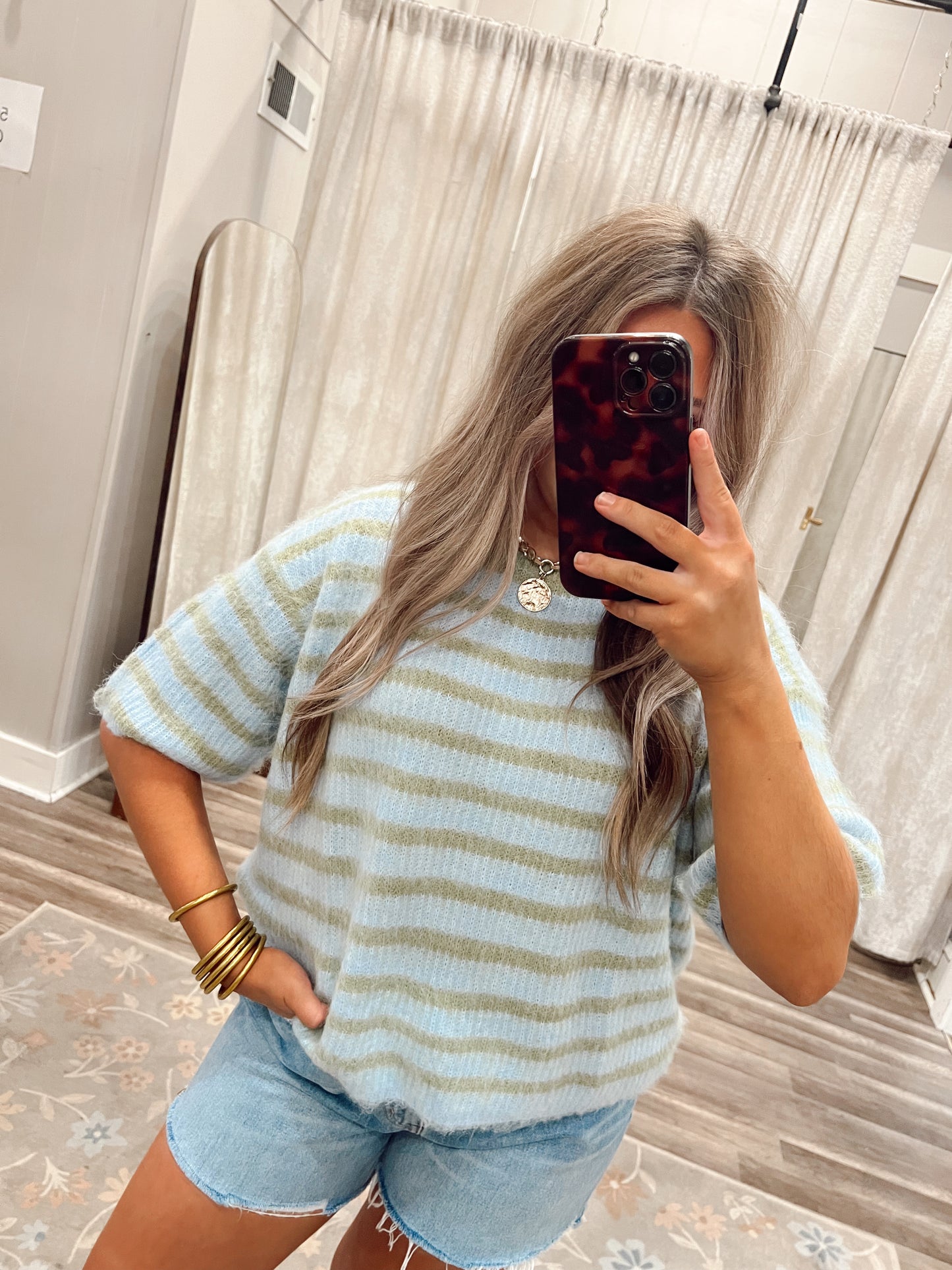 Matcha Latte Sweater Top