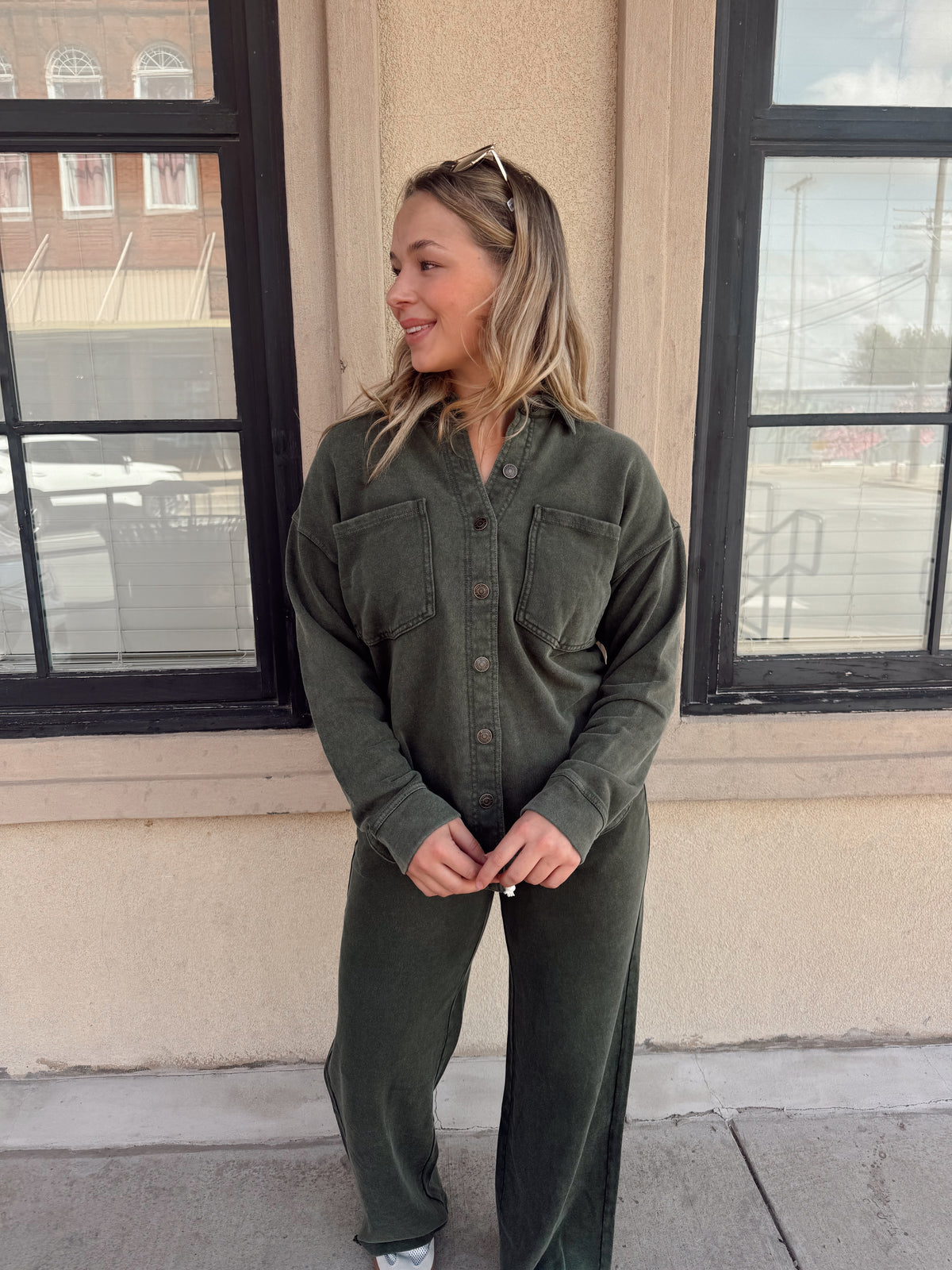 Z Supply Hunter Knit Pant Olive
