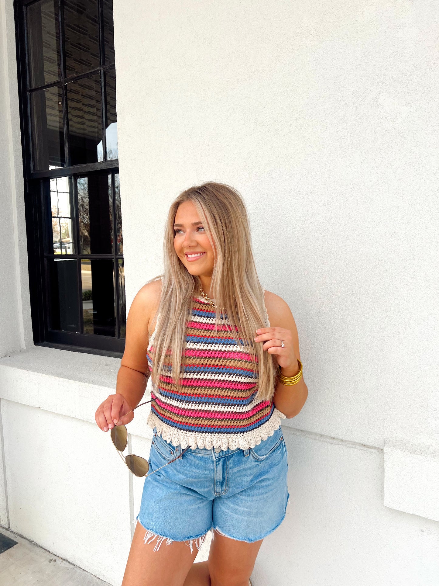 Wish For Color Knit Top