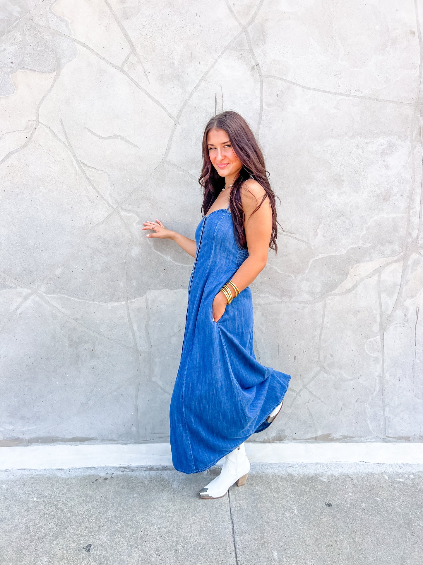 Z Supply Angel Eyes Dress Denim