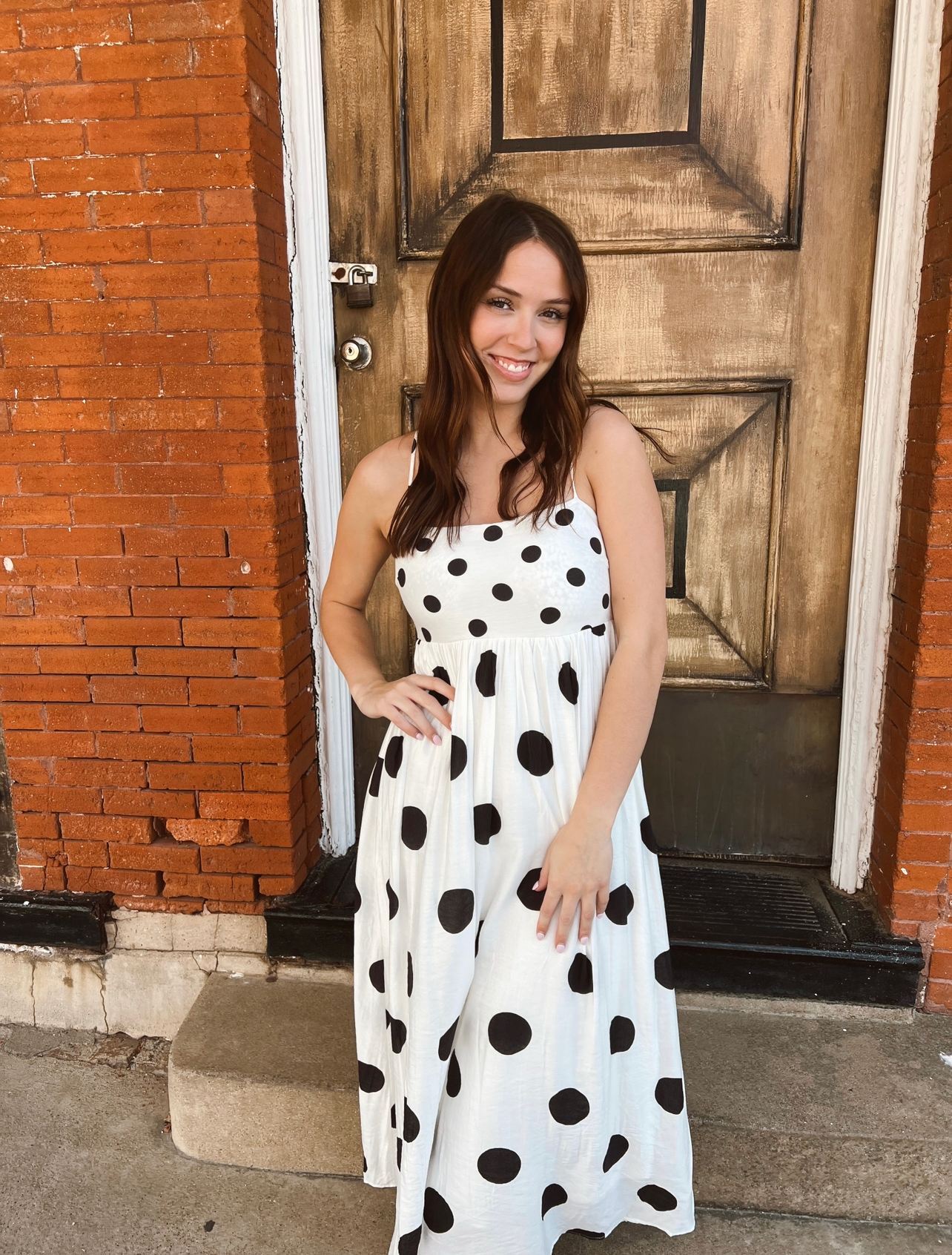 Dolly Dot Midi Dress