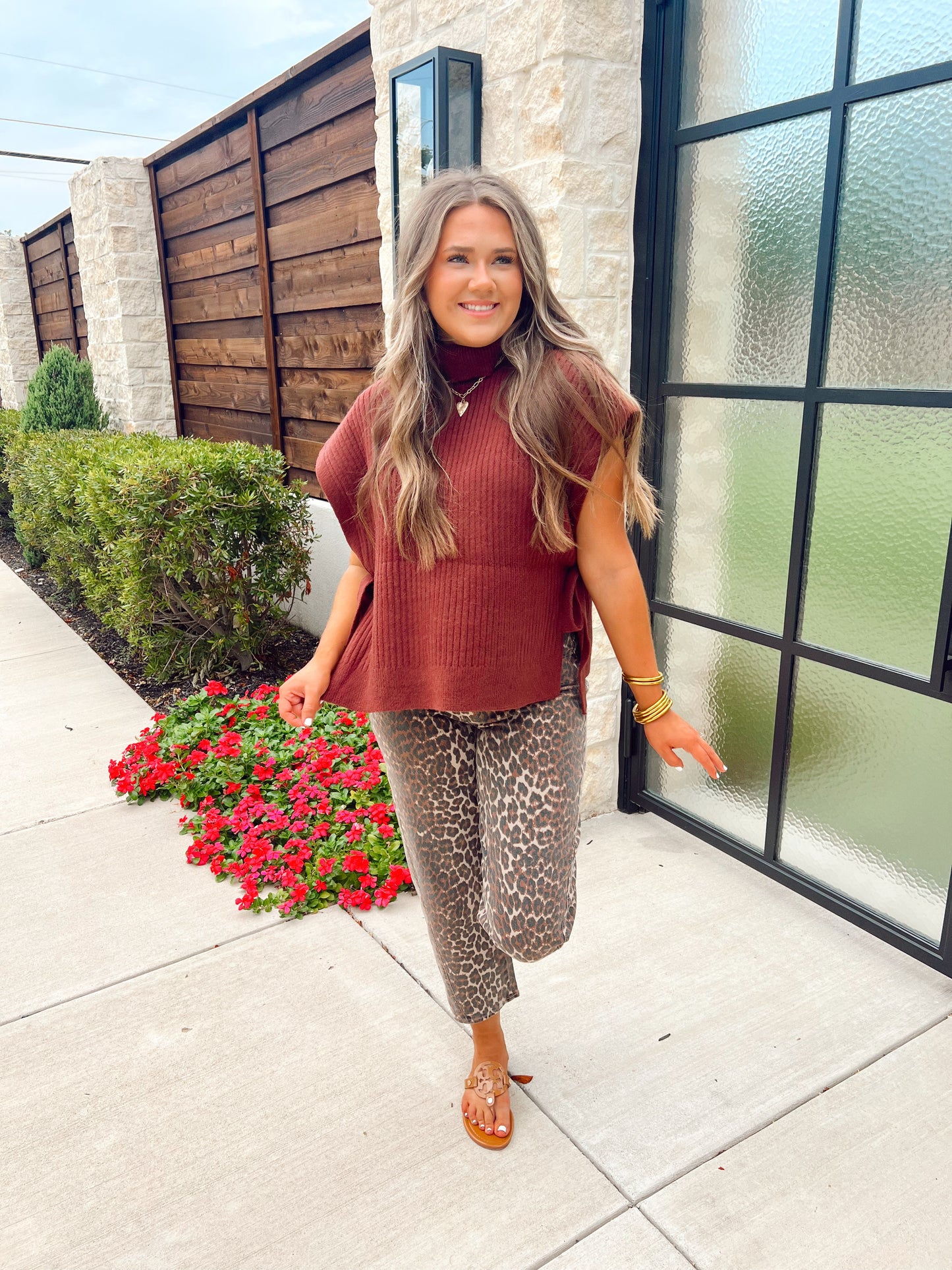Sweet Chestnut Tie Sweater
