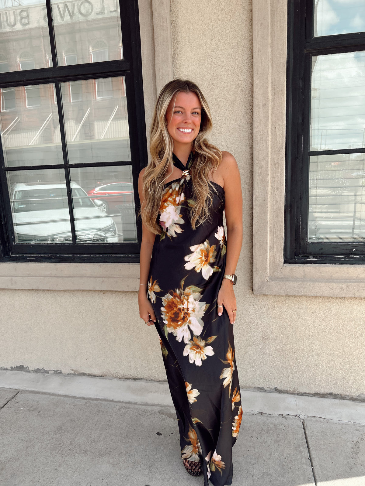 Into The Night Bloom Dress