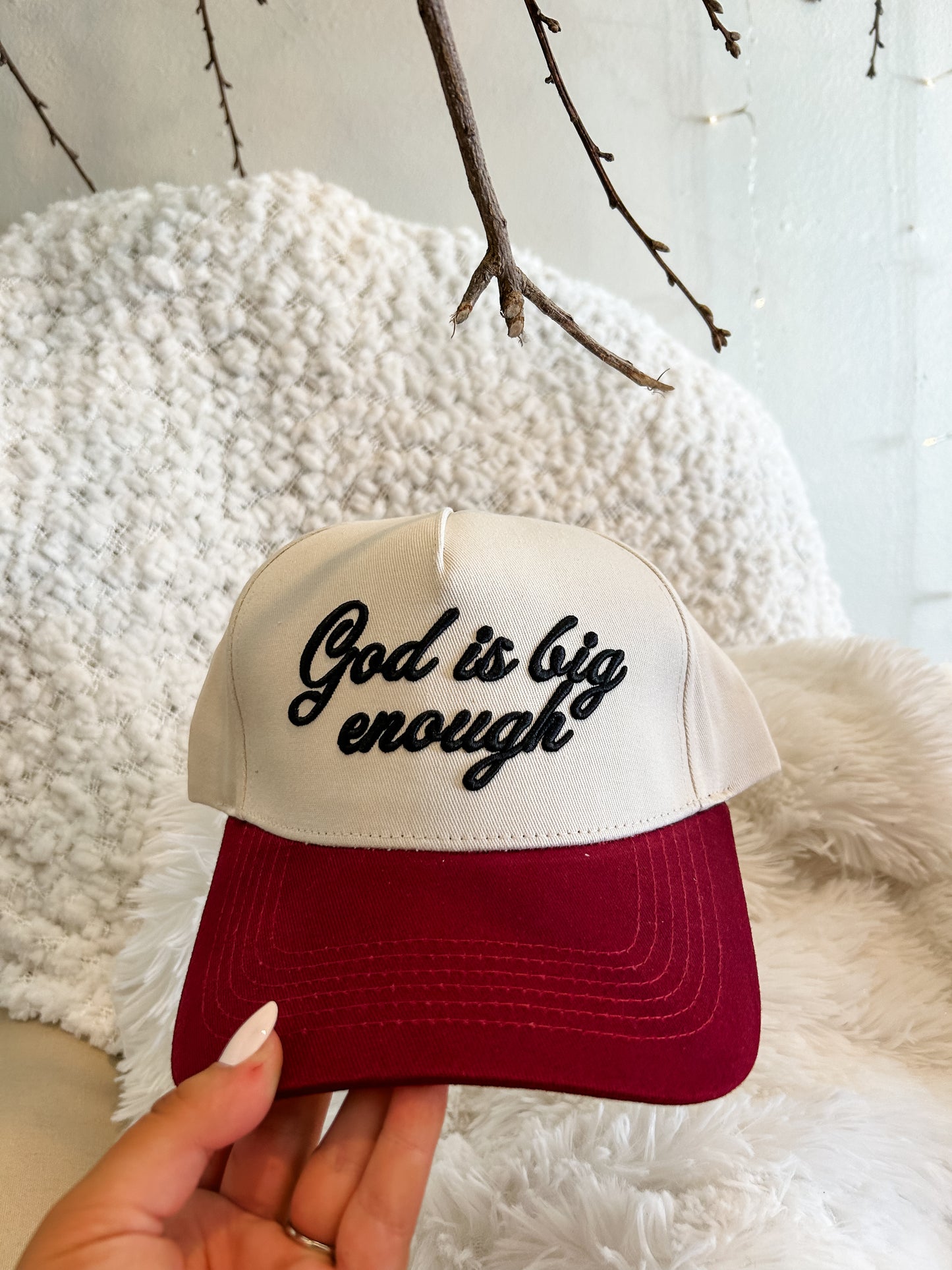 God Is Big Enough Hat