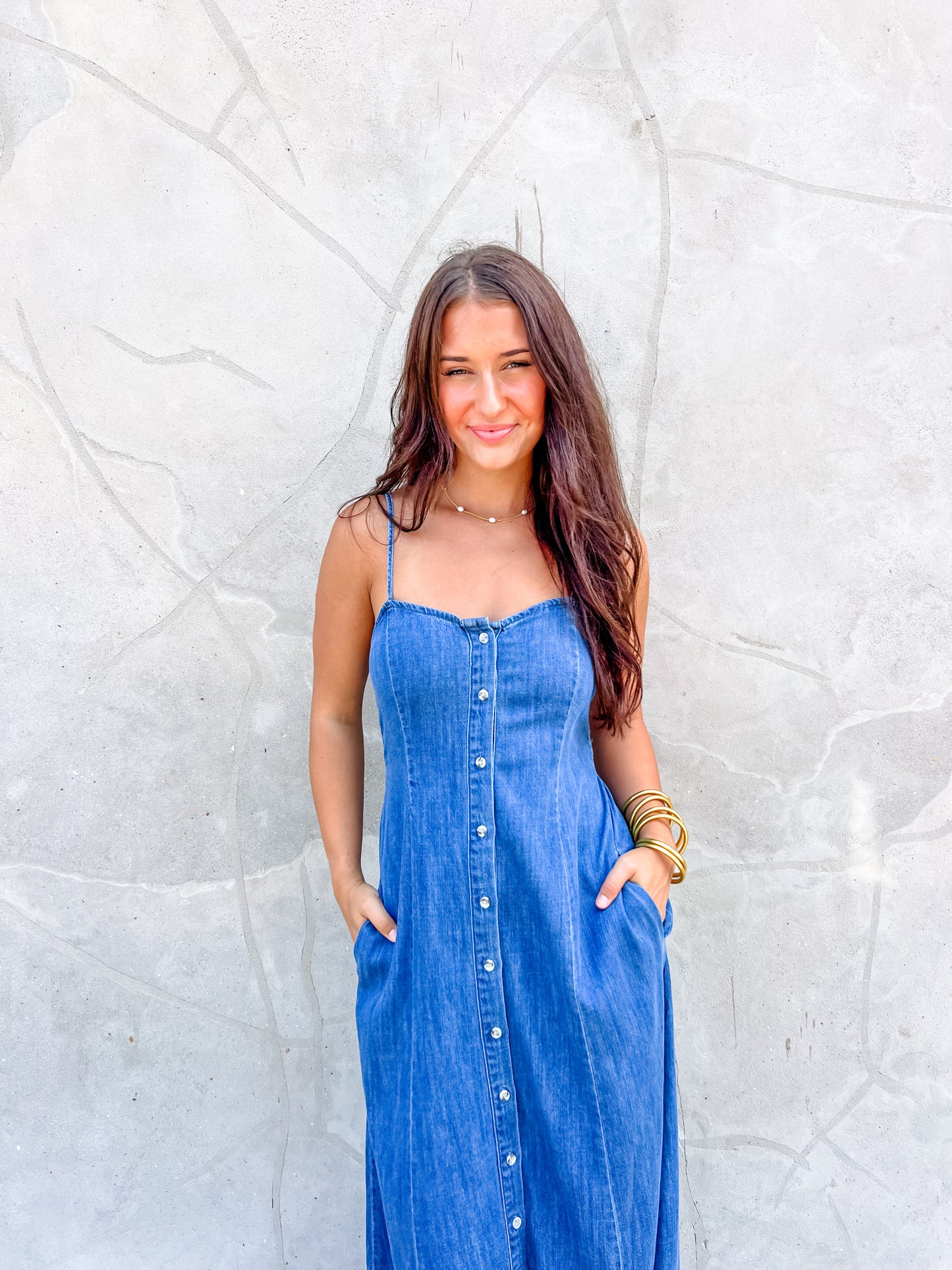 Z Supply Angel Eyes Dress Denim