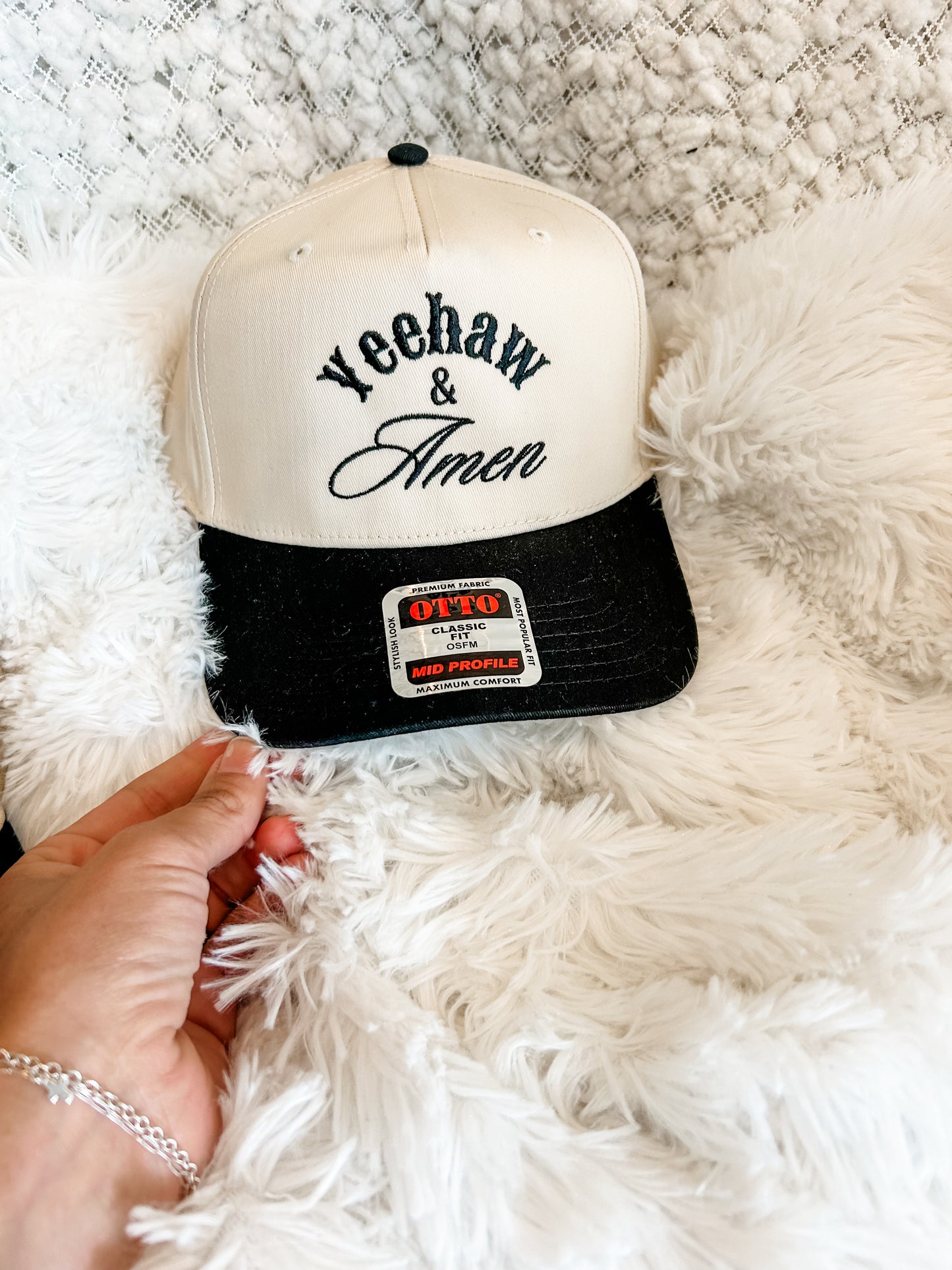 YEEHAW and AMEN hat