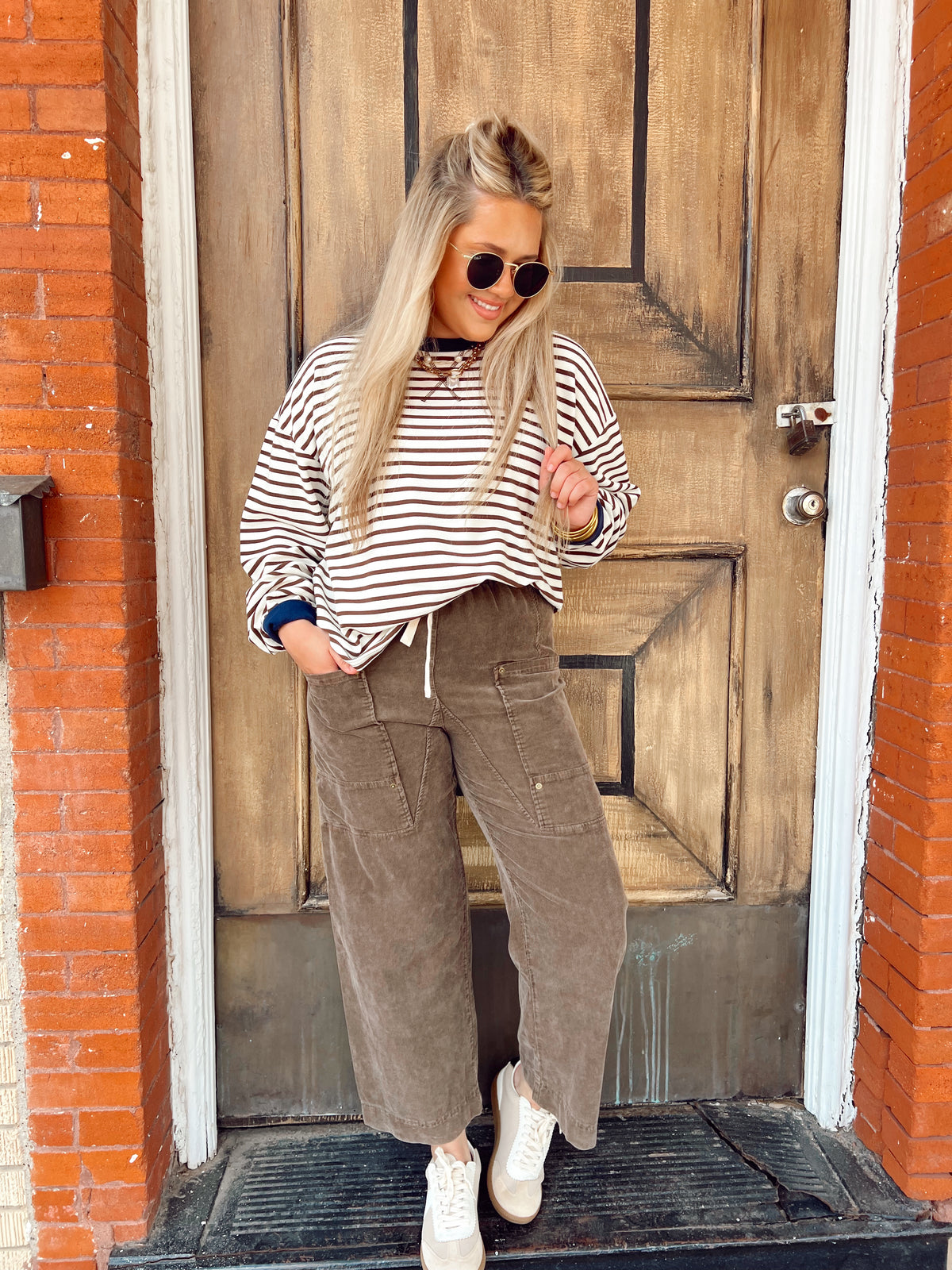 Emory Stripe Top