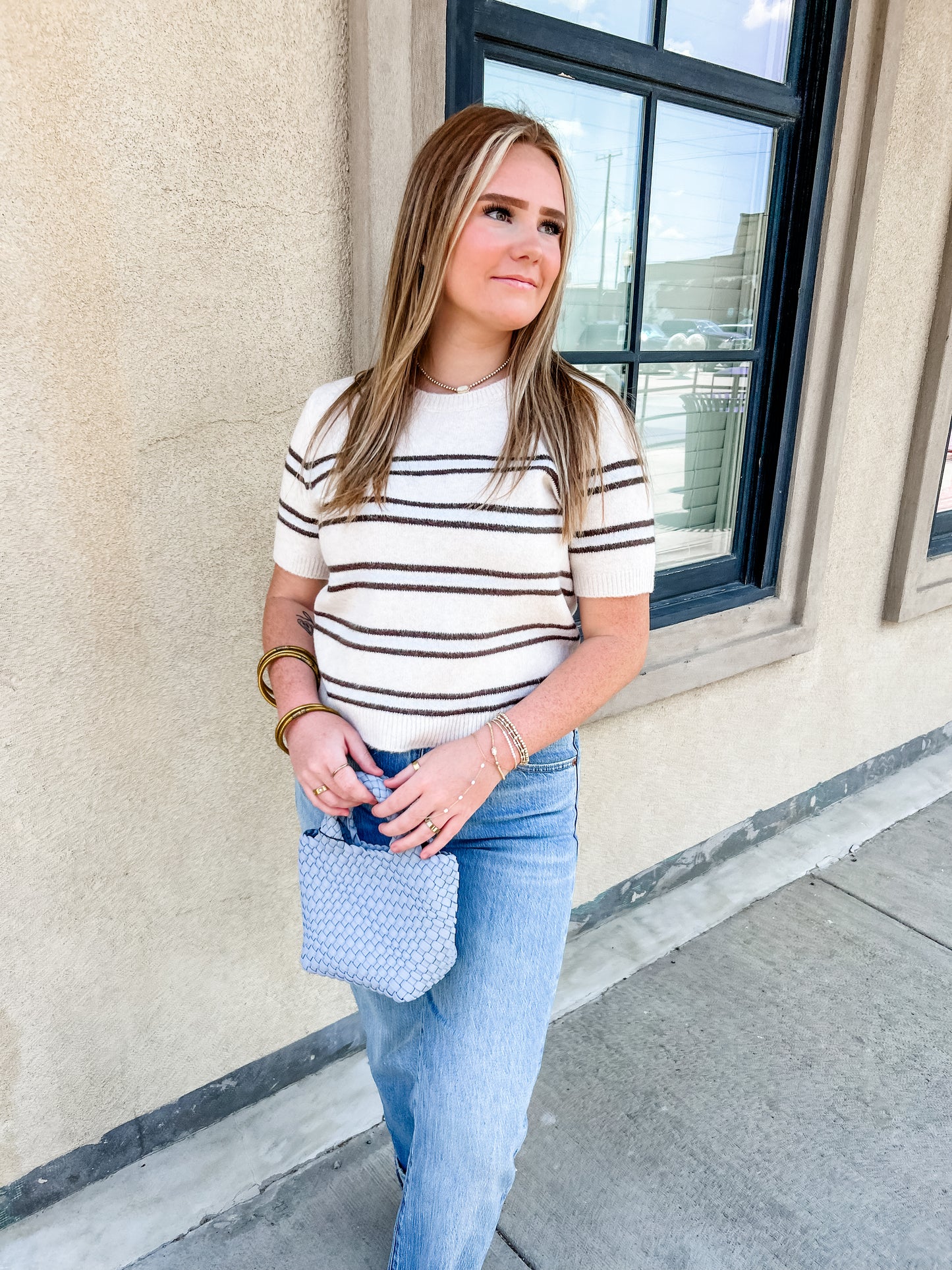 Z Supply GateWood Stripe Sweater Top