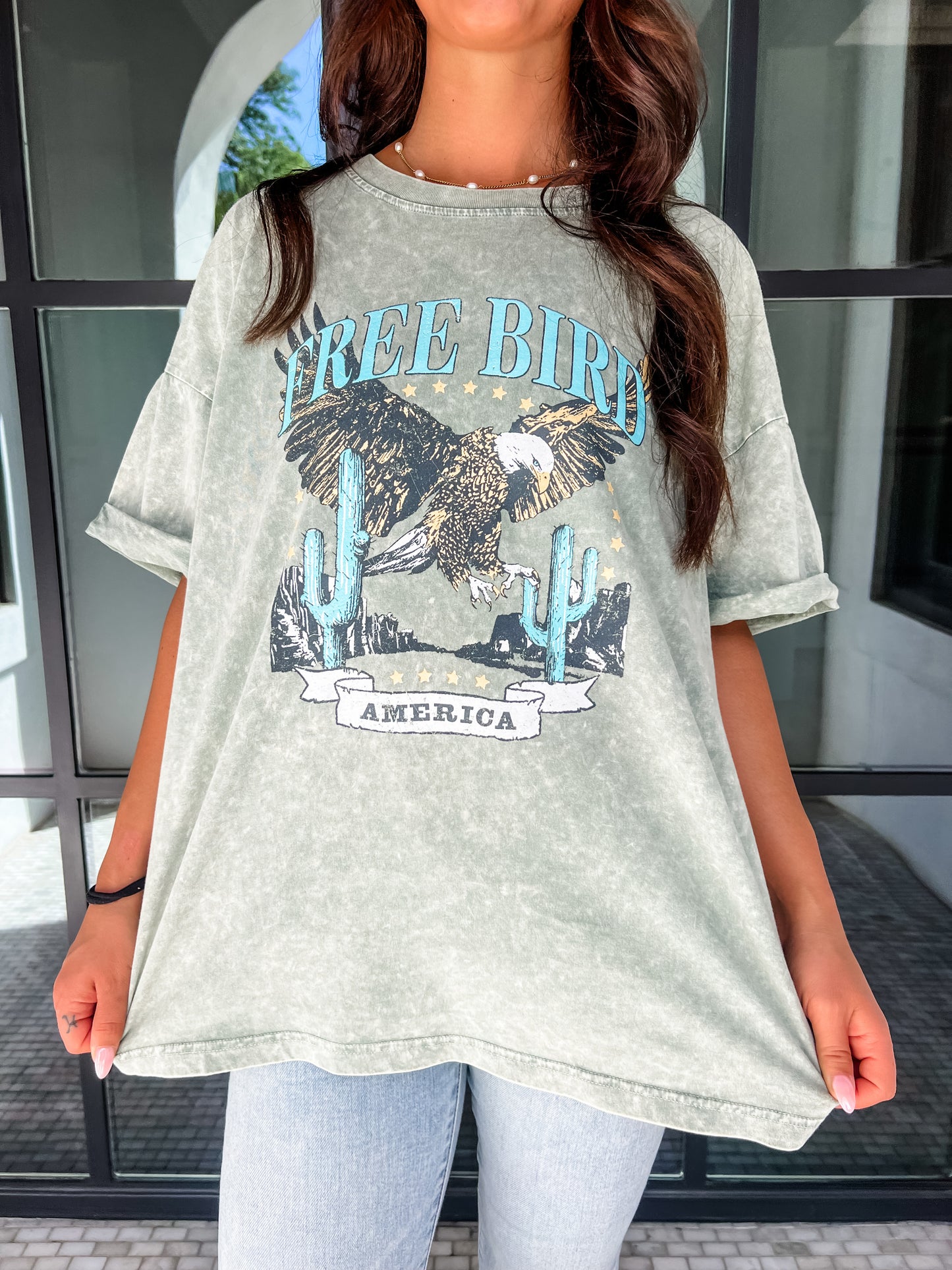Free Bird Tee - Green