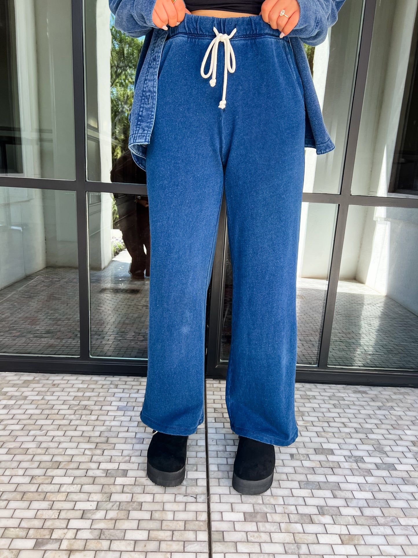 Z Supply Hunter Knit Pant Indigo