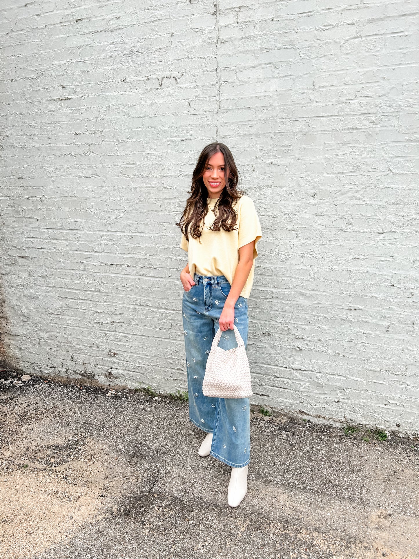 Short Sleeve Cardi- Butter