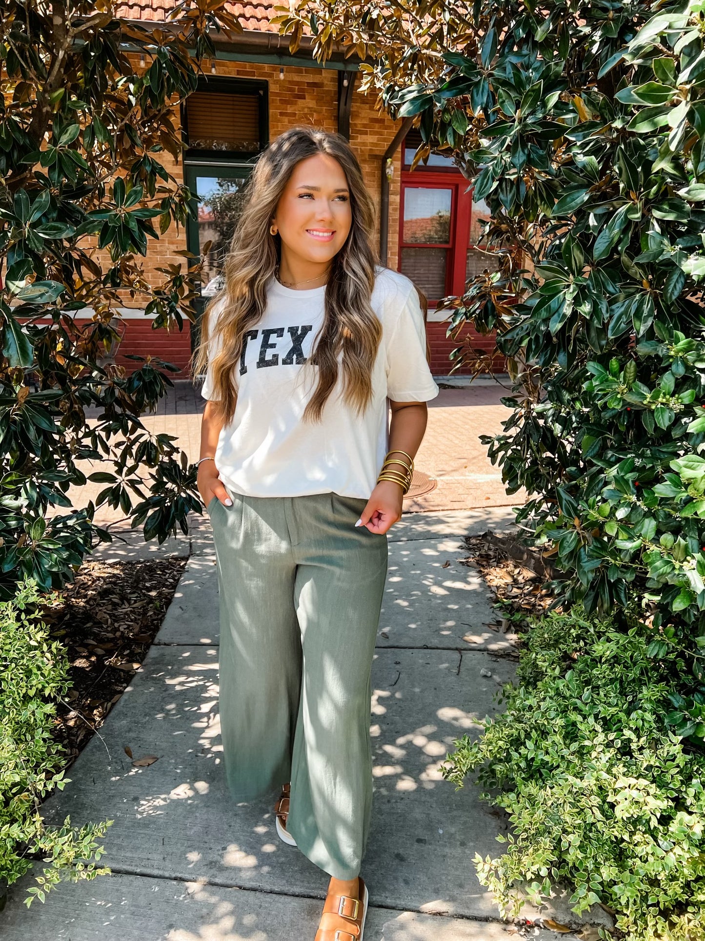 Texas Graphic Vintage White