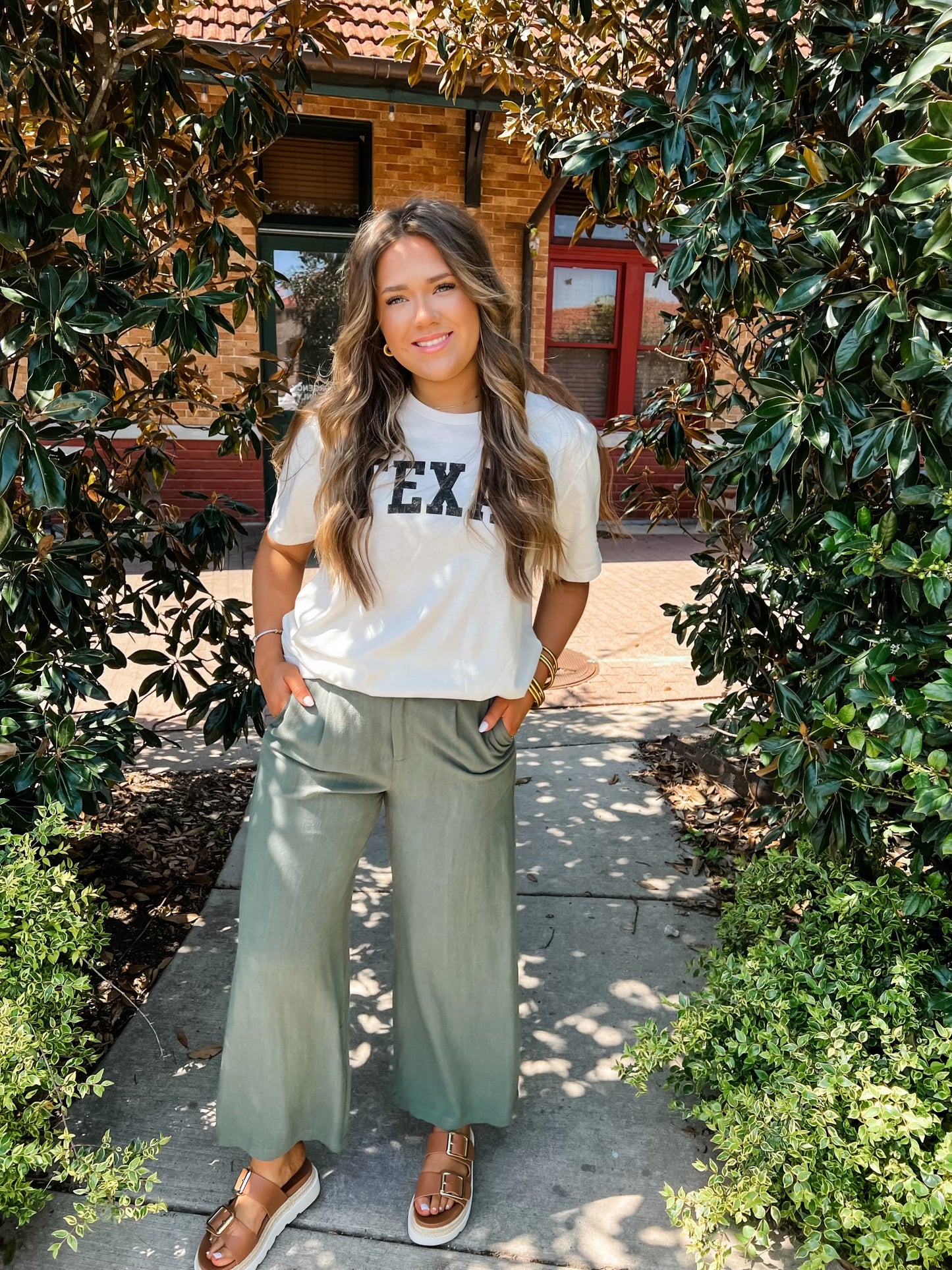 Texas Graphic Vintage White