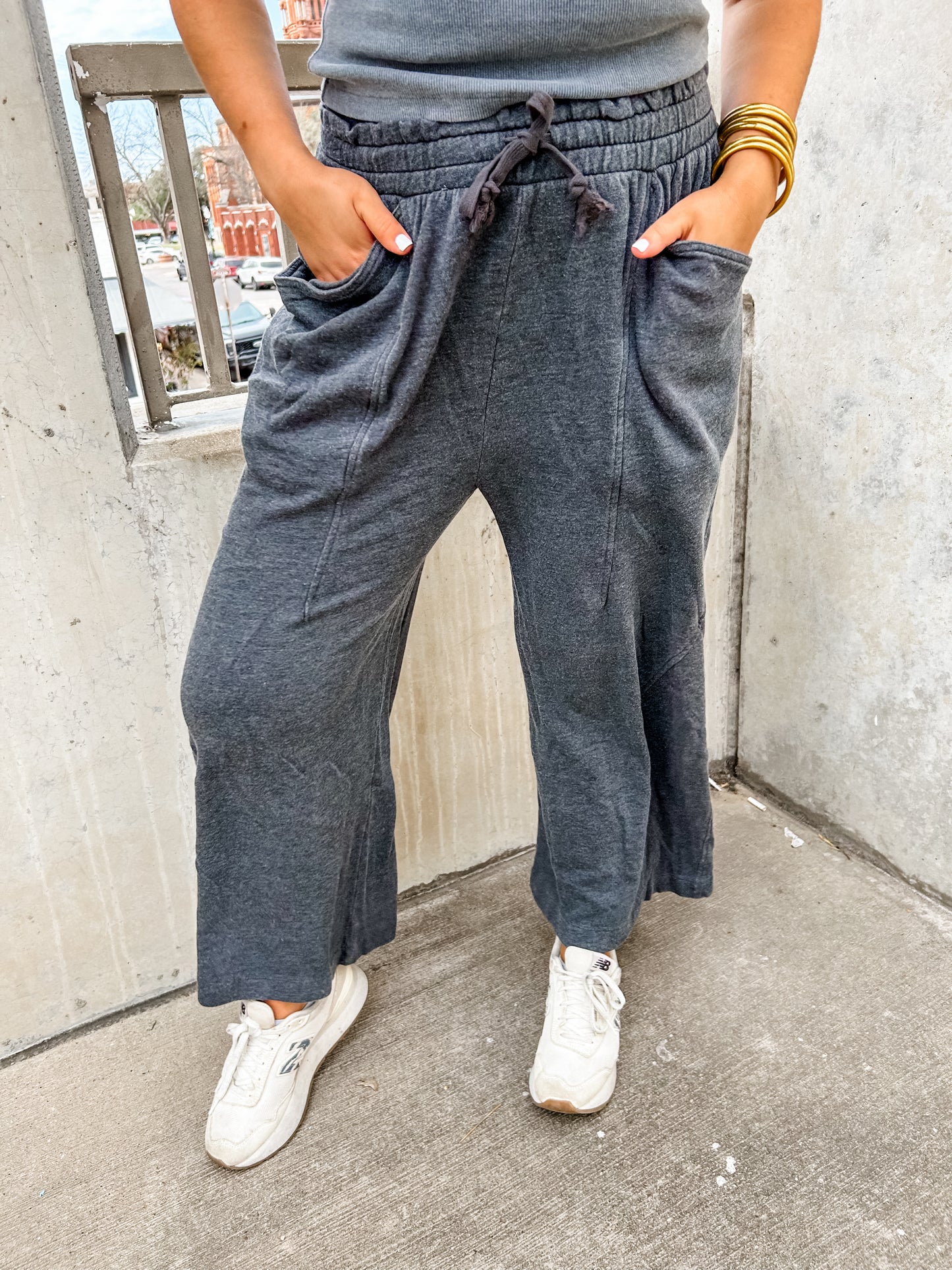 Crush Charcoal Pant