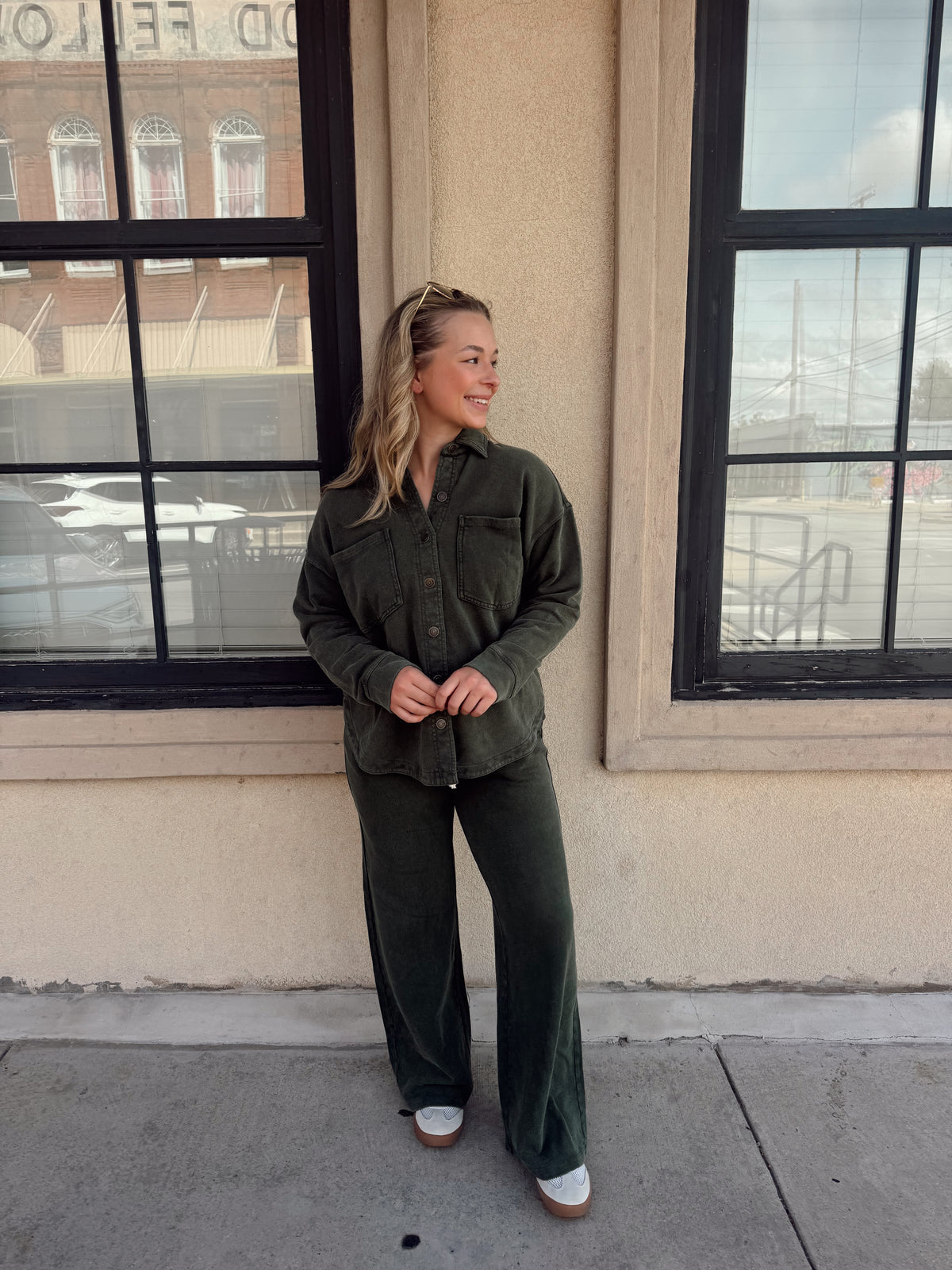 Z Supply All Day Knit Jacket Olive
