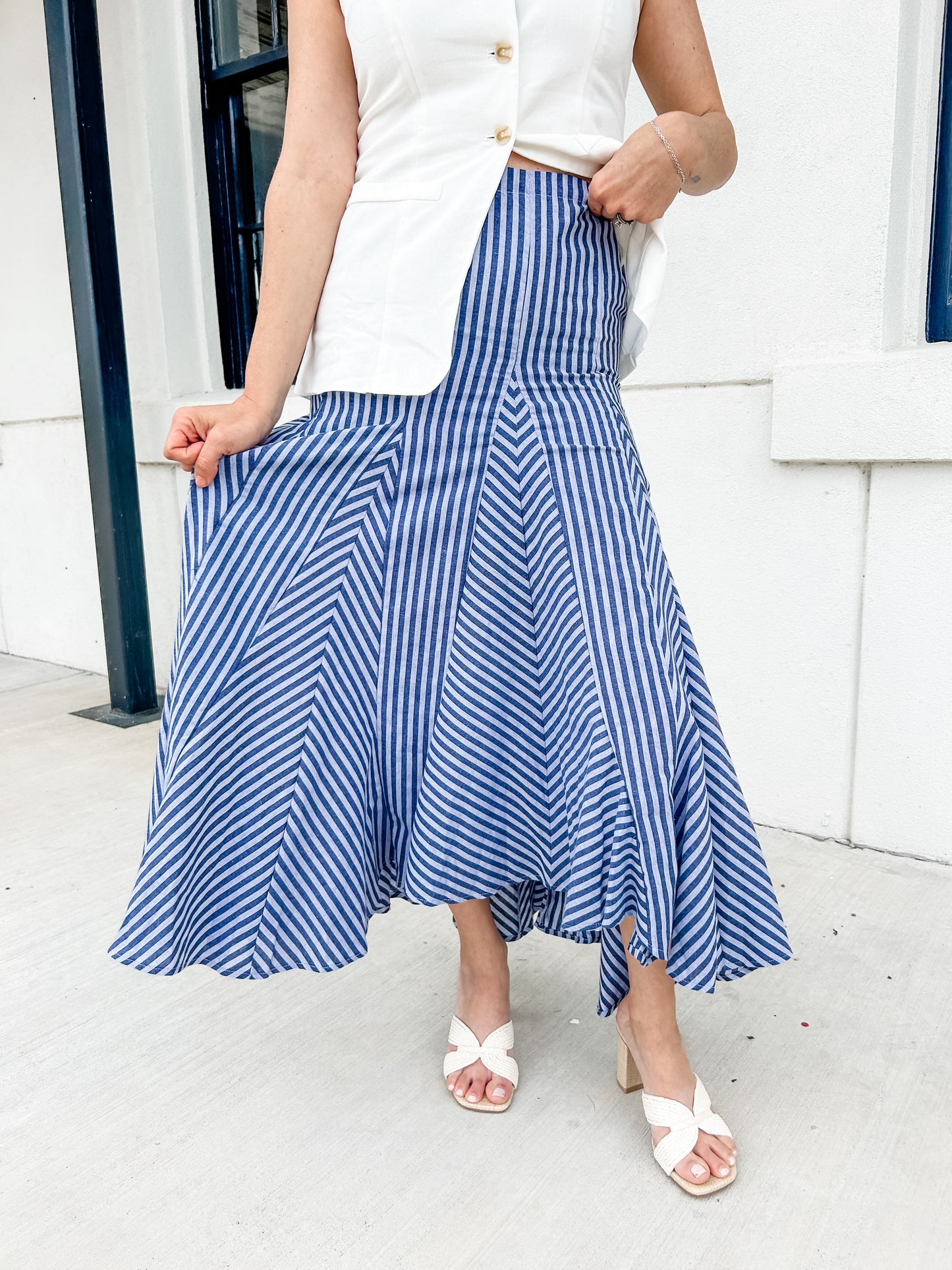 On the Pier Midi Skirt