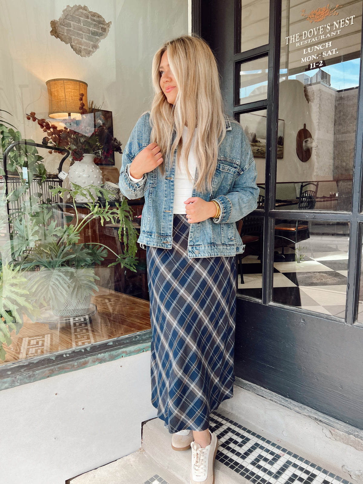 Crestview Plaid Skirt