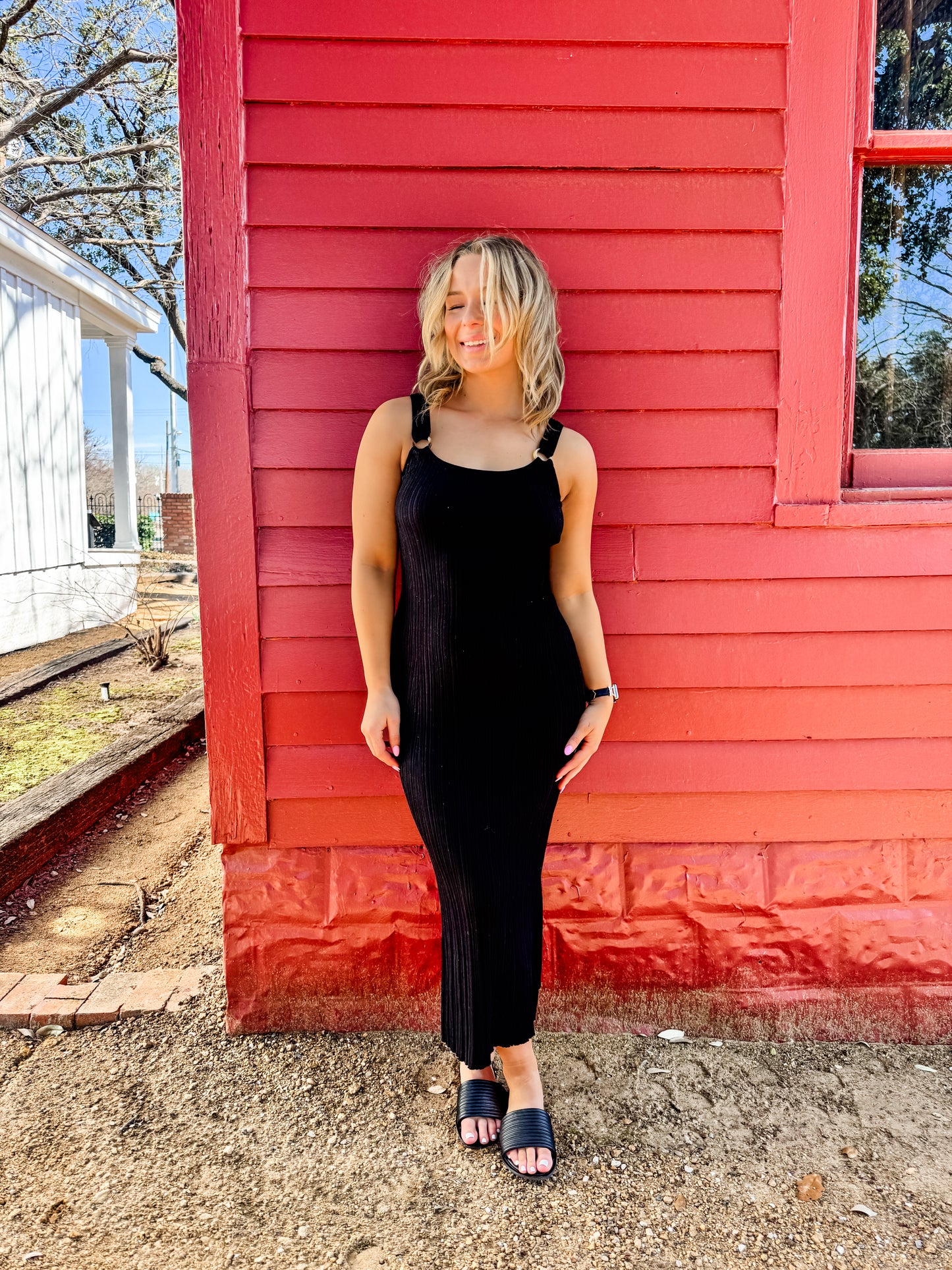 Salinas Midi Dress Black
