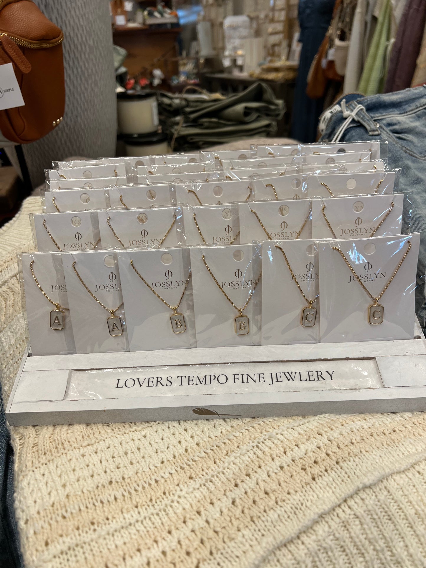 Poppy Pearl Initial Necklace