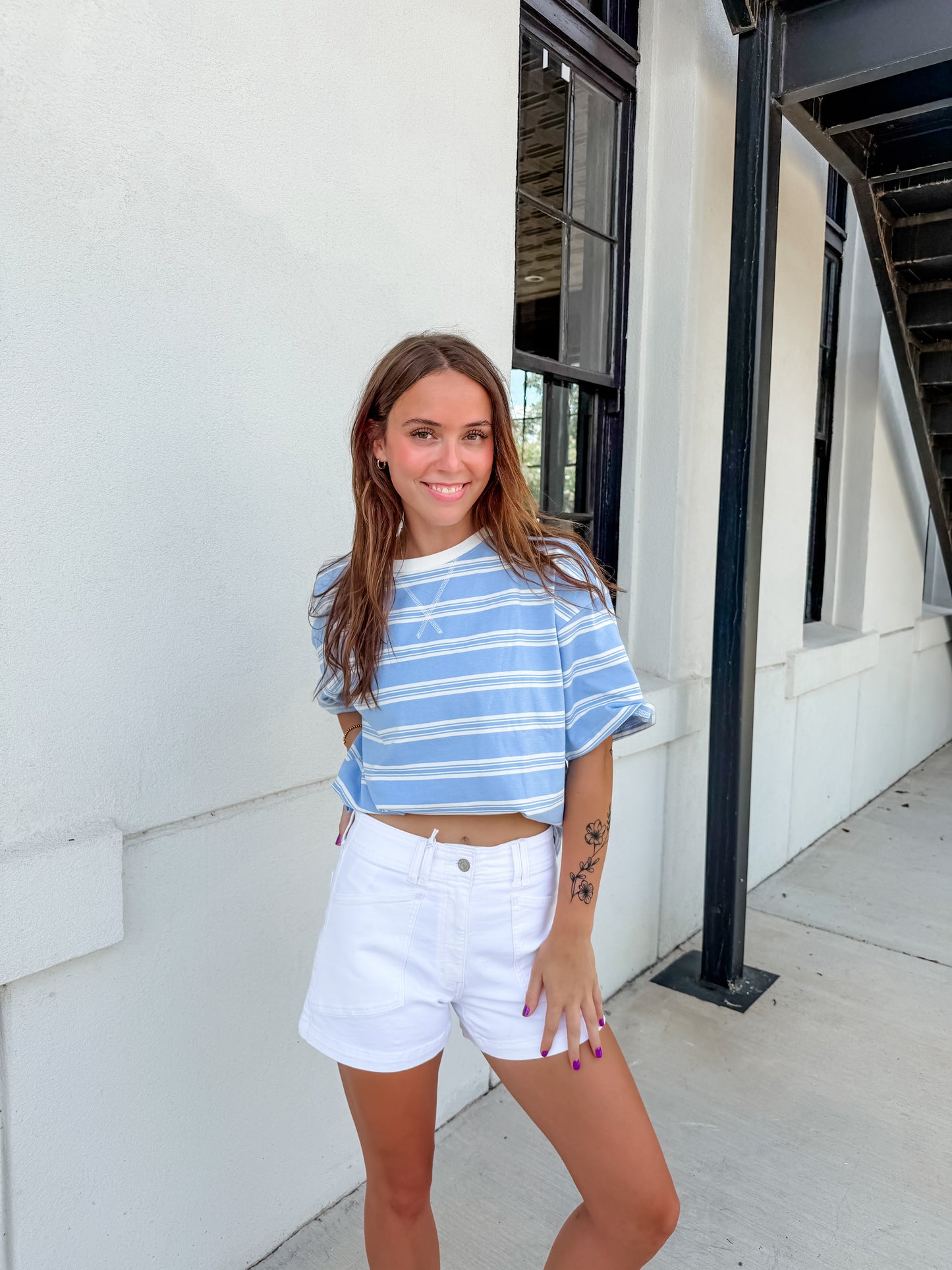 Marina Stripe Tee