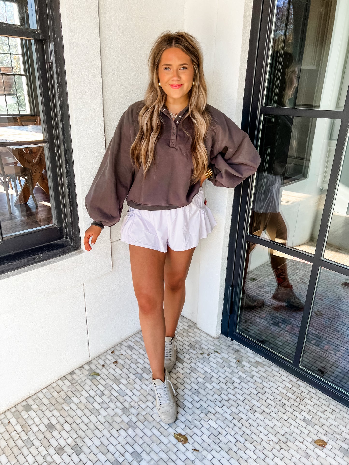 Piper Snap Button Sweatshirt