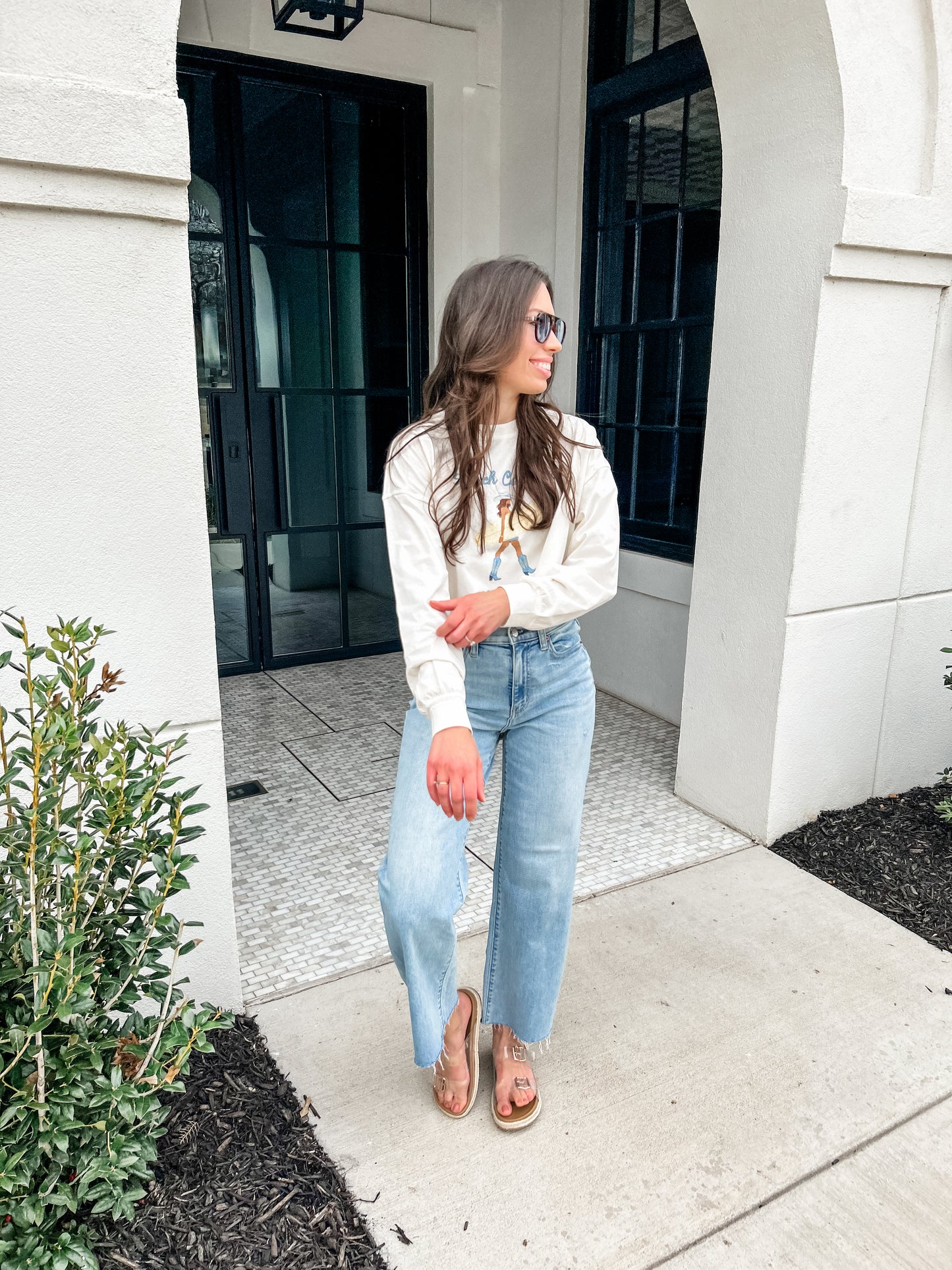 Ocean Beach Cowgirl Graphic