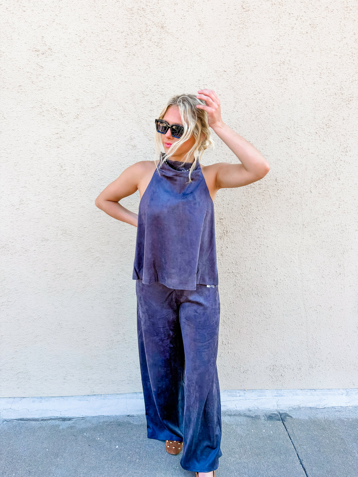 Steel Suede Pants