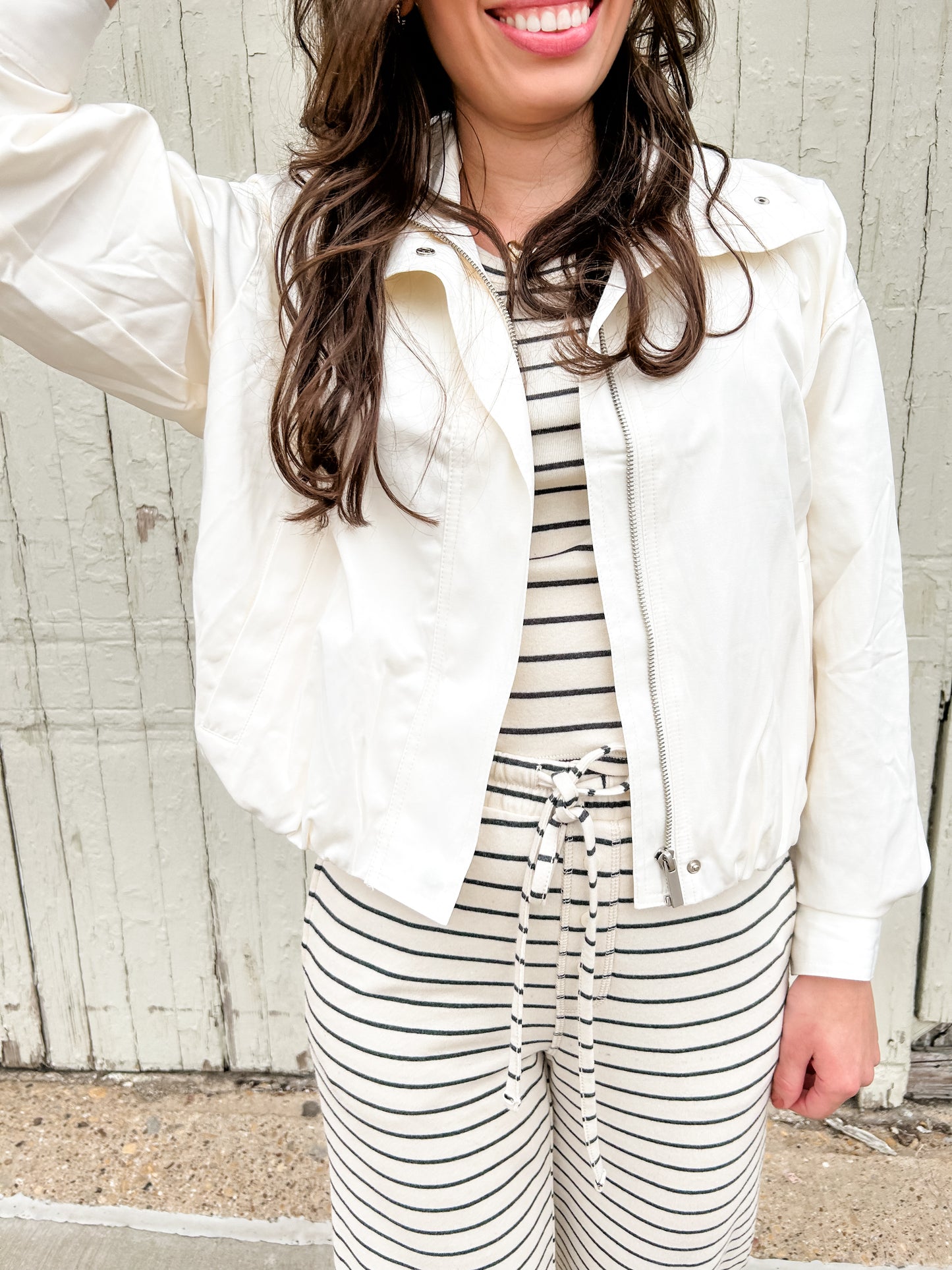 Slight Chill Ecru Jacket