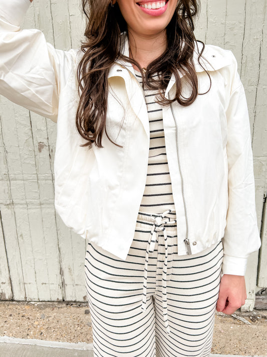 Slight Chill Ecru Jacket