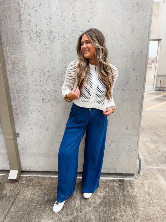 Midnight Chambray Pants