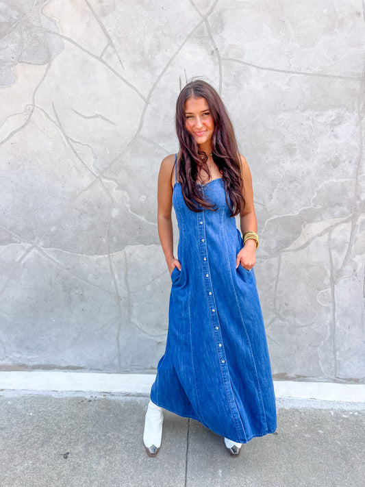 Z Supply Angel Eyes Dress Denim