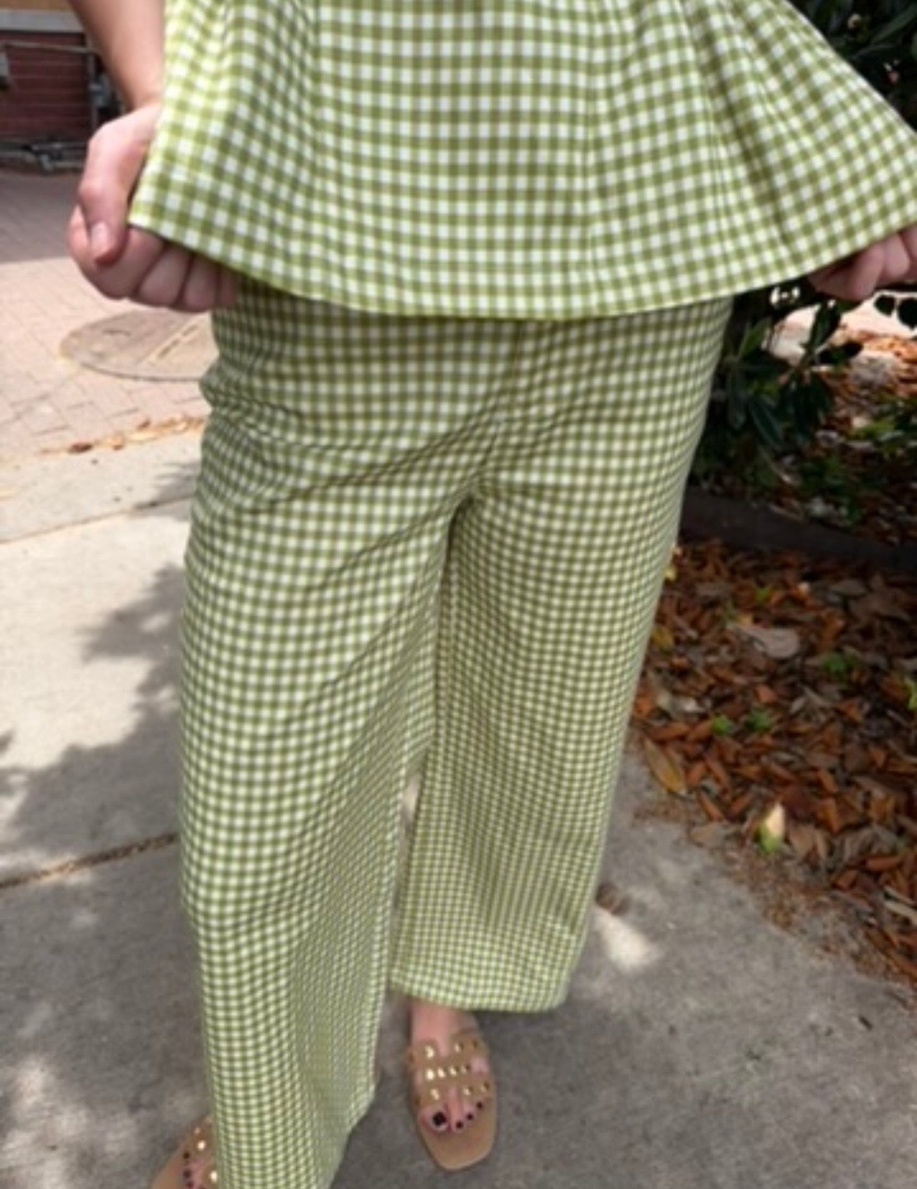 Made To Match Gingham Pant