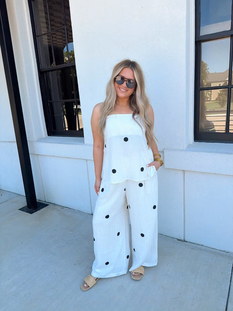 One More Dot Pant Set